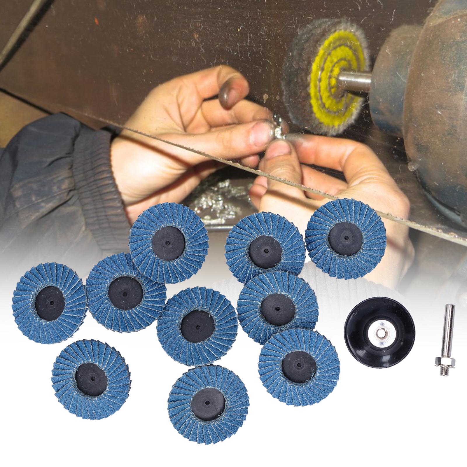 Miniatur-druckluftratschenrad Aus Zirkon-aluminiumoxid-stahl Mit 80-mesh-drehmoment, Knopfratschen, 2 Zoll (50 Mm), Mit Gummischeibe.