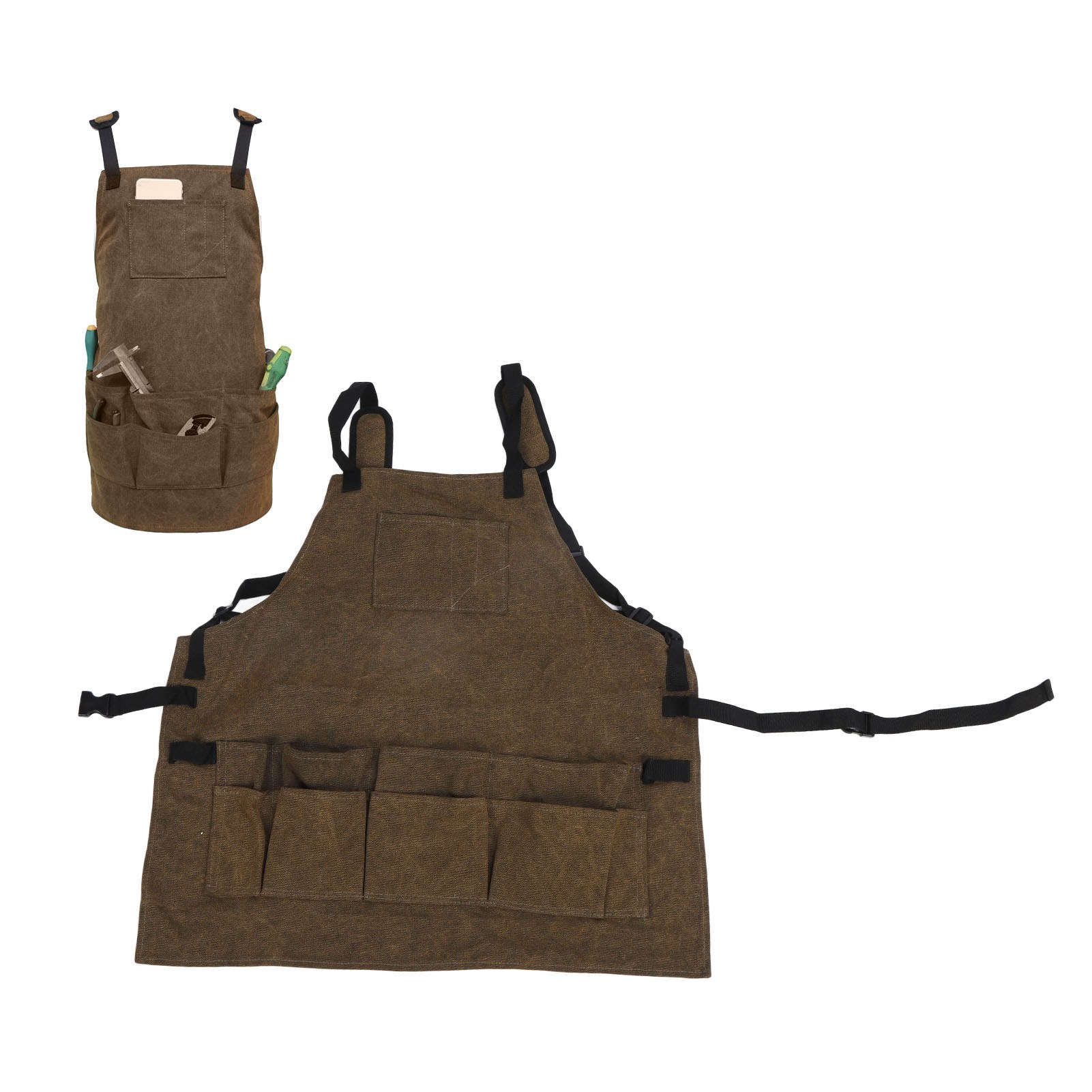 Gartenschürze, Werkzeug- Und Eisenwarenschürze, Multifunktionale Gartenschürze Mit Taschen, Elektriker-reparaturschürze