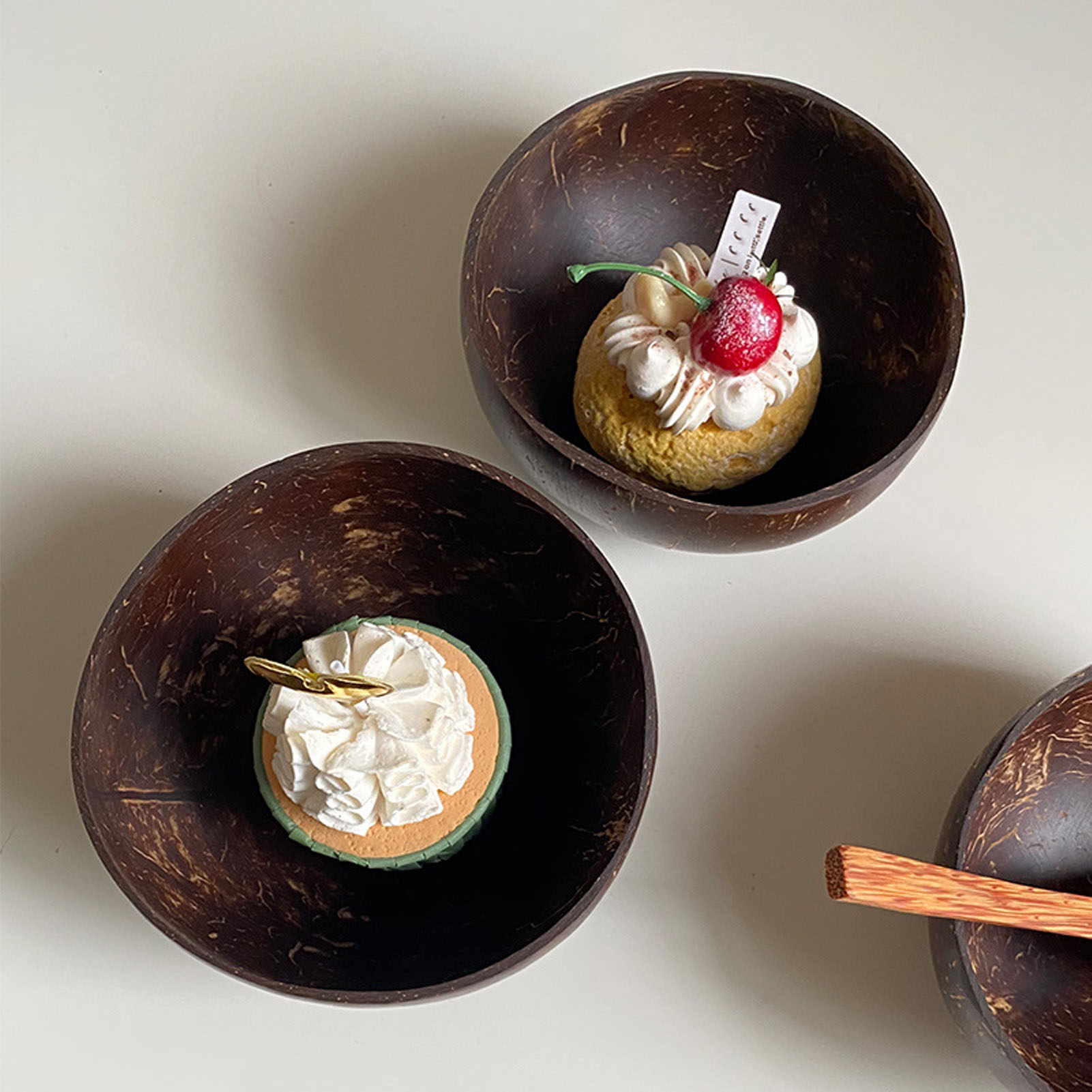 Reisschale, Dessertschale, Süße Suppenschale, Frühstücksschale, Kokosnussschale