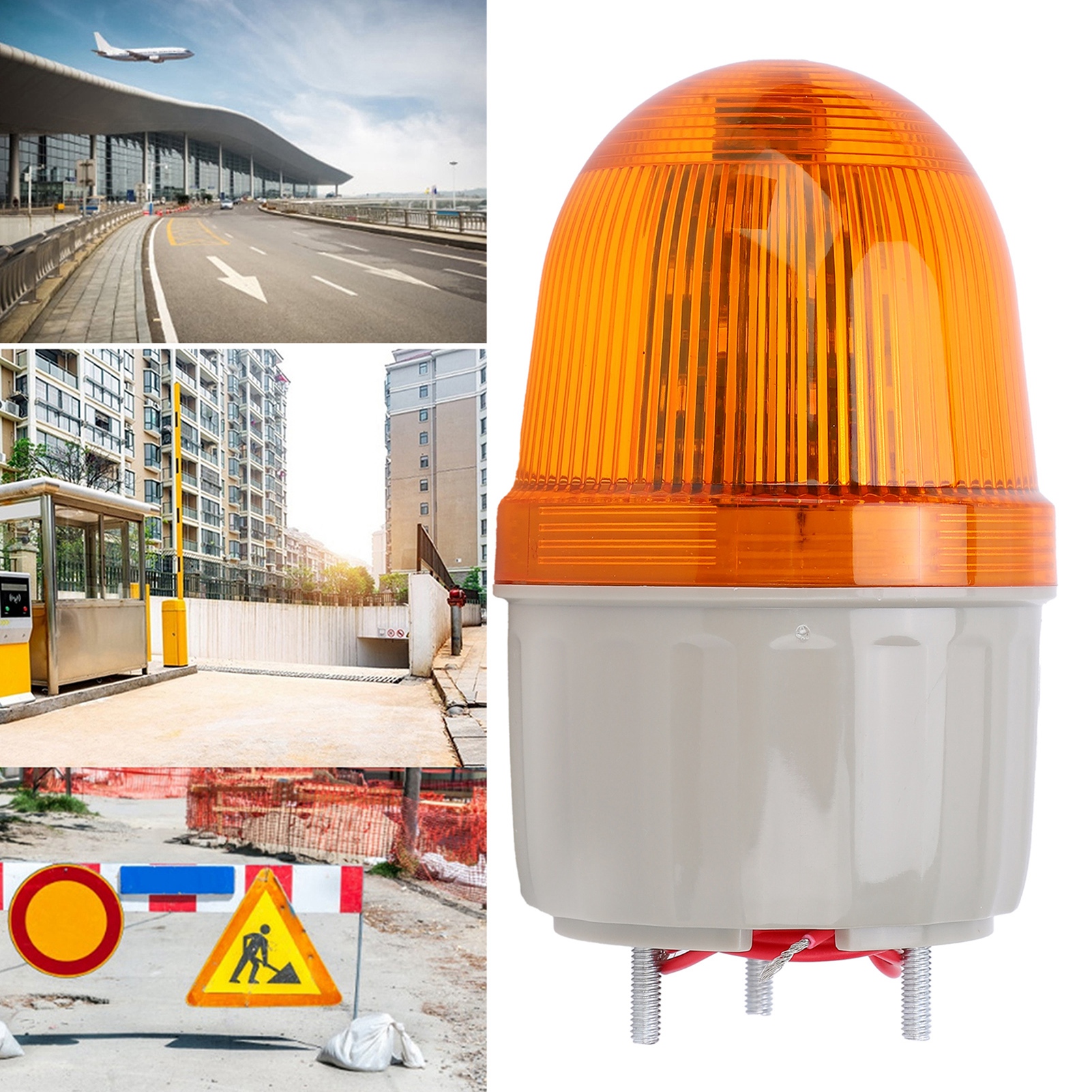 Berm® Bem-2071 Alarmanzeige Für Geräte, Led, Akustisches Und Optisches Signal, 220 V Ac, Gelb
