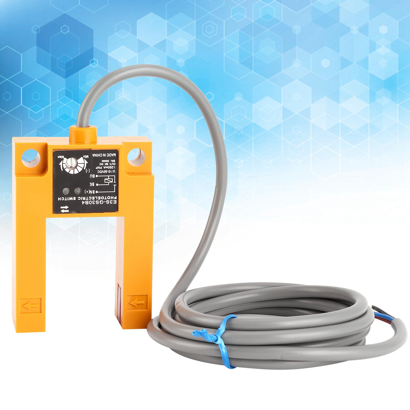 Berm® E3s-gs30b4 Dc10-30v Pnp 3-draht-schlitz-lichtschranke