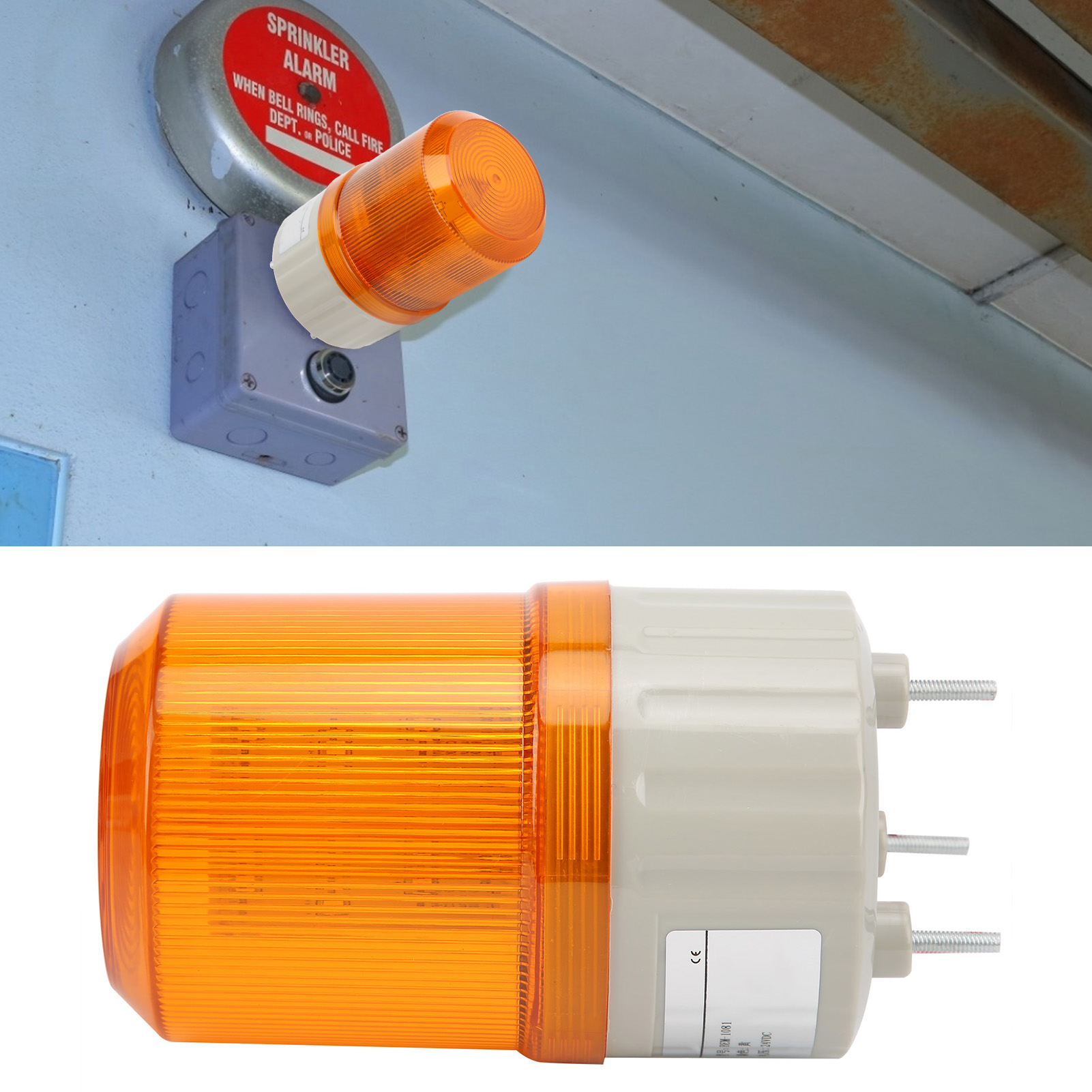 Berm® Bem-1081 Gerätealarmanzeige, Gelbe Led, 24 V Dc