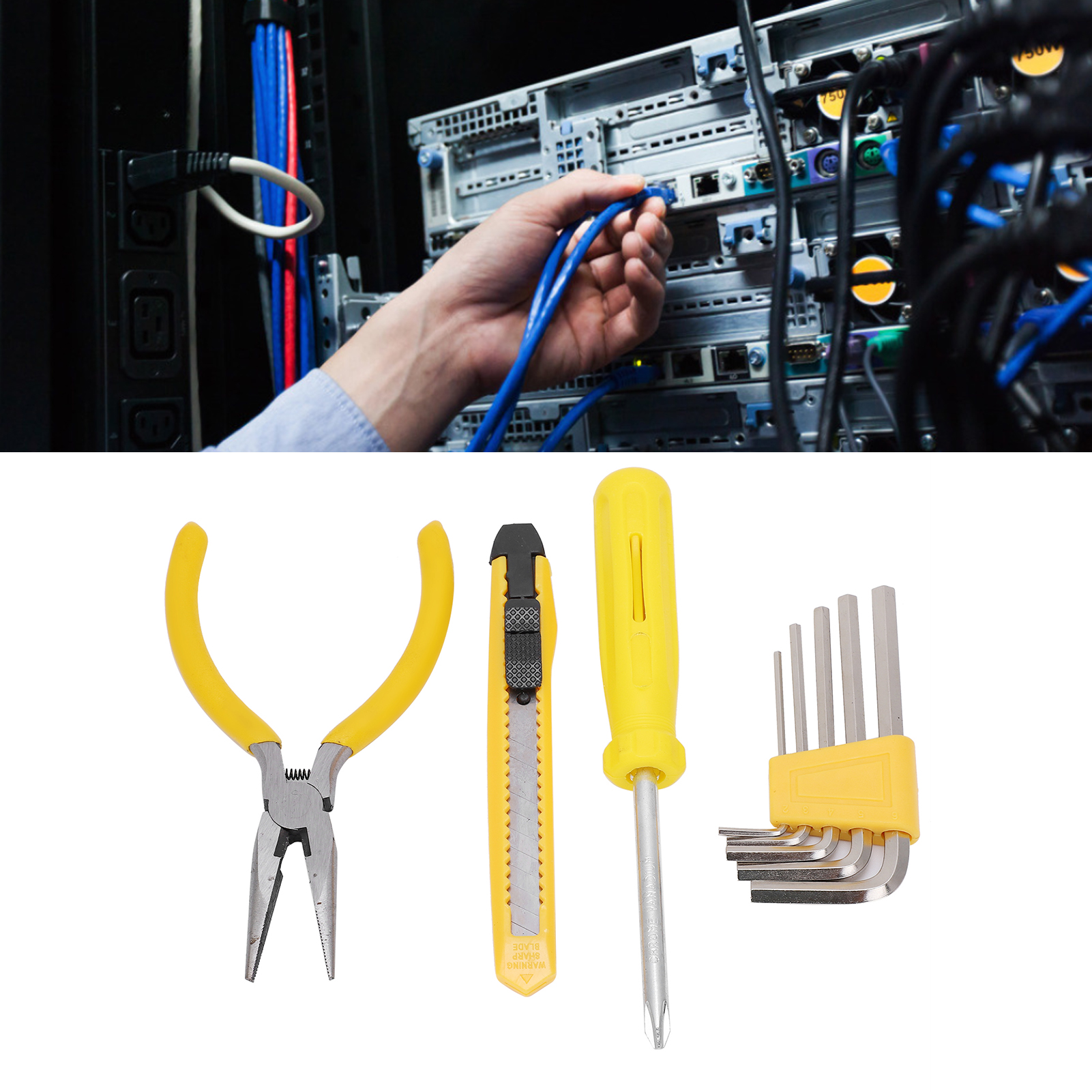 8-teiliges Werkzeugset, Multifunktionskoffer Für Heimwerkerarbeiten Und Als Geschenk.