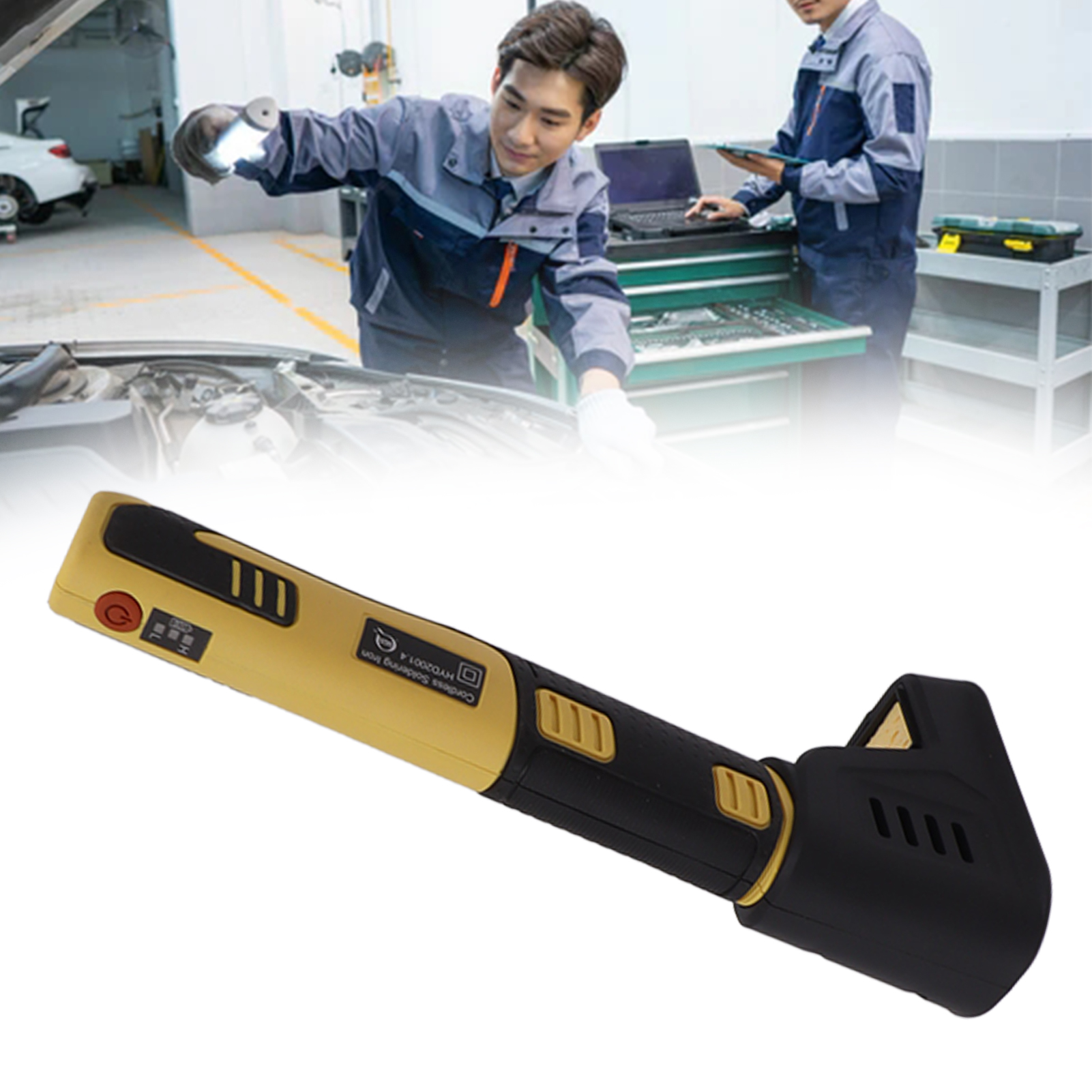 Tragbarer, Kabelloser Usb-lötkolben, Wiederaufladbar Mit Lithium-akku, Lötset Für Zuhause, Gelber Lötkolben
