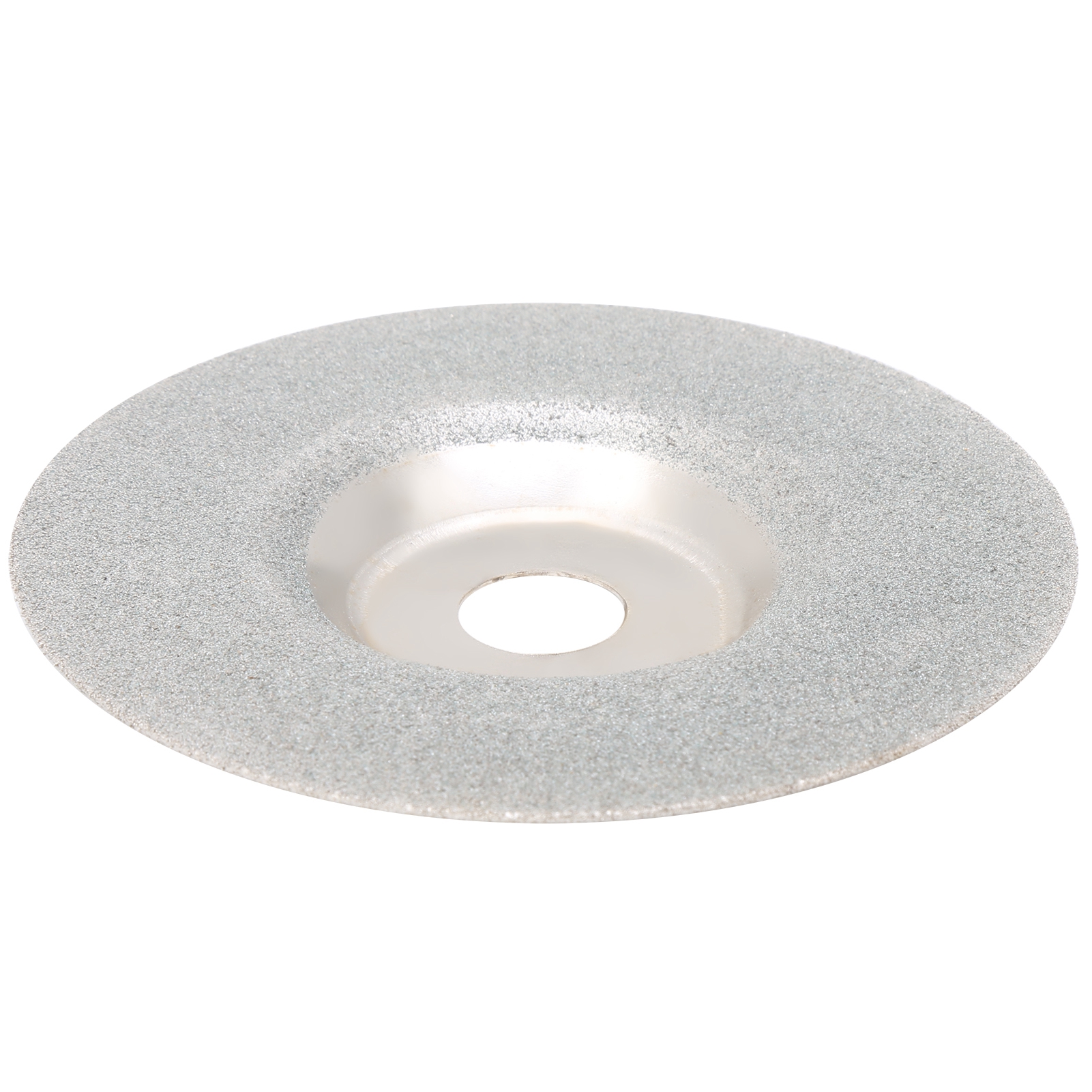 10 Cm Diamantschleifscheibe Mit Silberner, Schalenförmiger Schleifscheibe