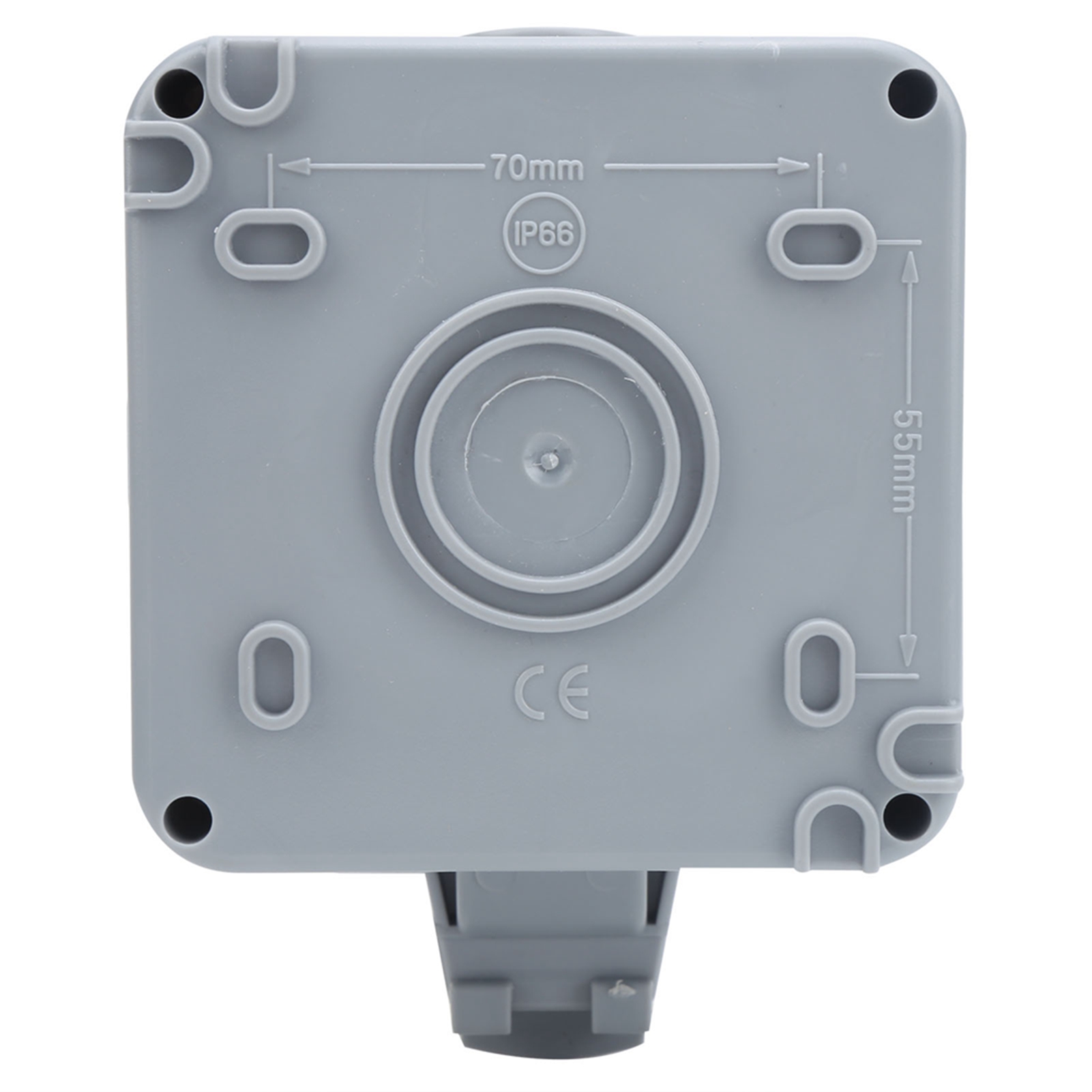 Eine 2-loch-steckdose + Eine 3-loch-steckdose + Zwei Usb-anschlüsse, Wasserdichte Außenwandsteckdose 110-250v.