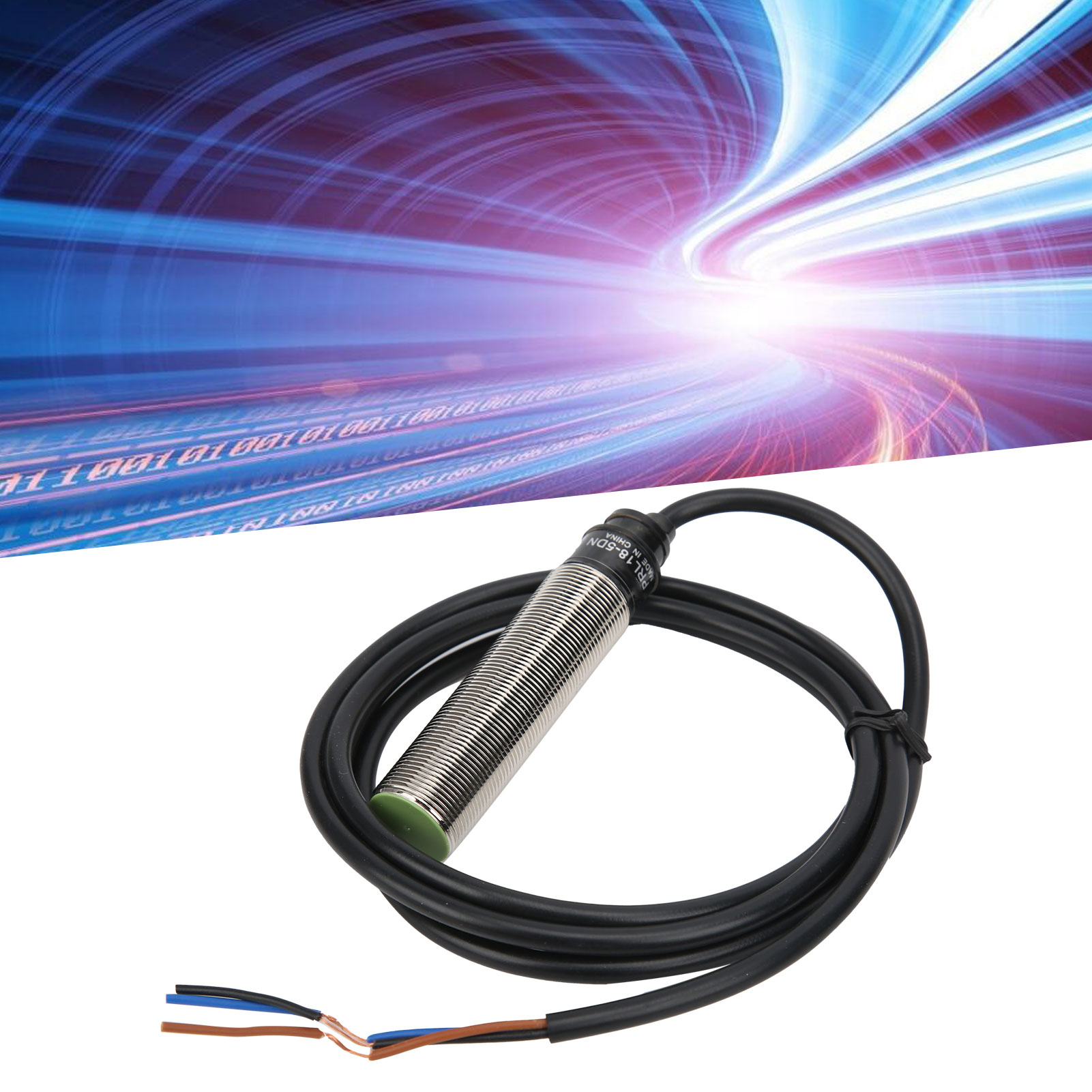 Zylindrischer Näherungssensor Berm® Prl18-5dn, 10-30 V Dc, 3 Drähte