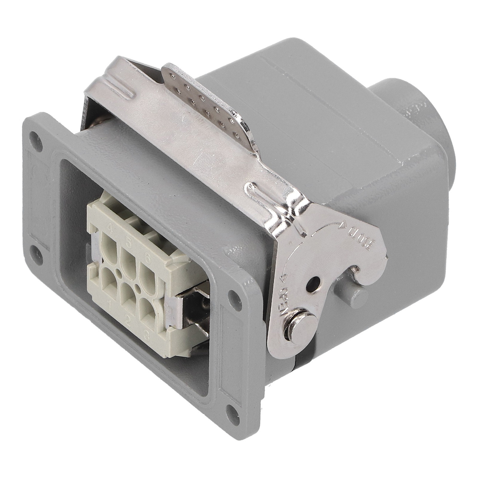 Robuster 6-poliger Einzelauswurfstecker, Wasserdichter Stecker Und Buchse Für Die Industrielle Luftfahrt