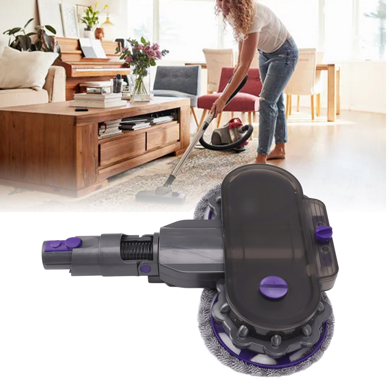 Kompatibel Mit Den Dyson V10 Slim Und V12 Slim Elektrobesenköpfen Für Den Hausgebrauch, Kombiniert Reinigung Und Nassreinigung.
