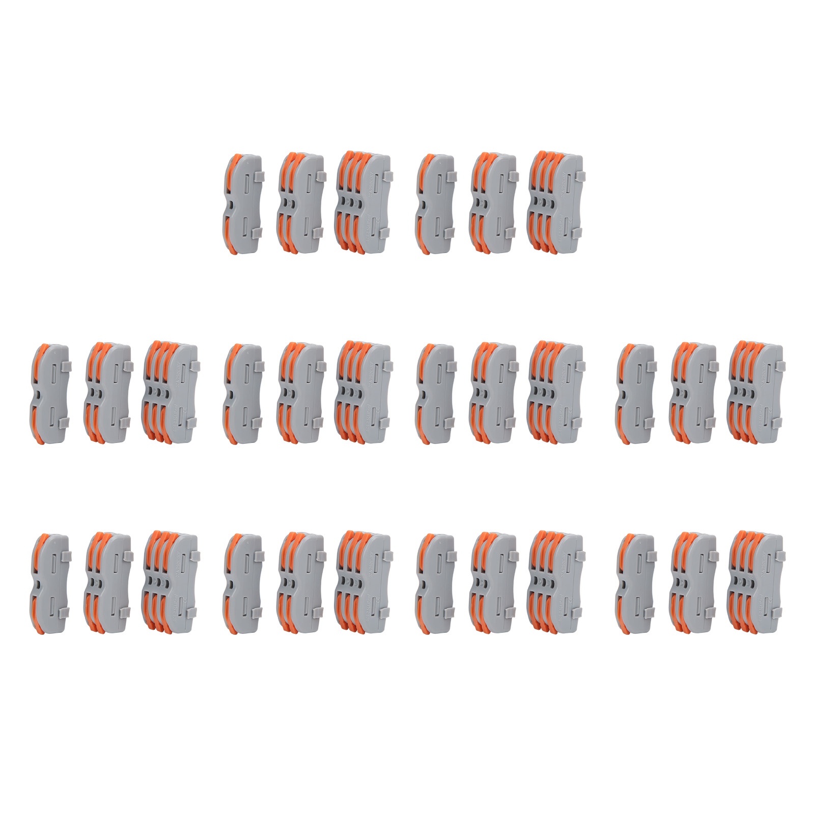 30-teiliges Schnellanschluss-klemmenblock-set, Druckknopf-splitter-set, Spl-p1/p2/p3 Kombinationsset
