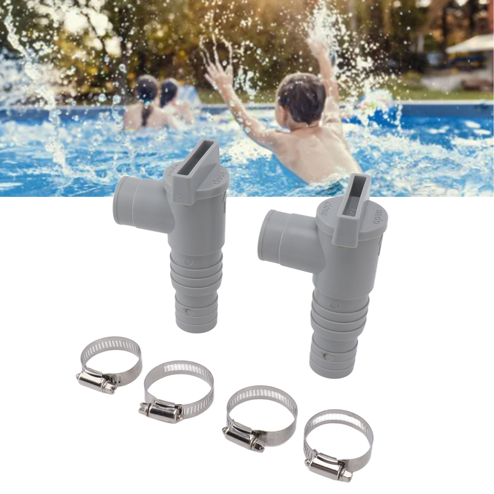 Intex Bestway Poolsun Wartungs-/absperrventil Für Pools Mit 32-mm-schlauchanschlüssen.