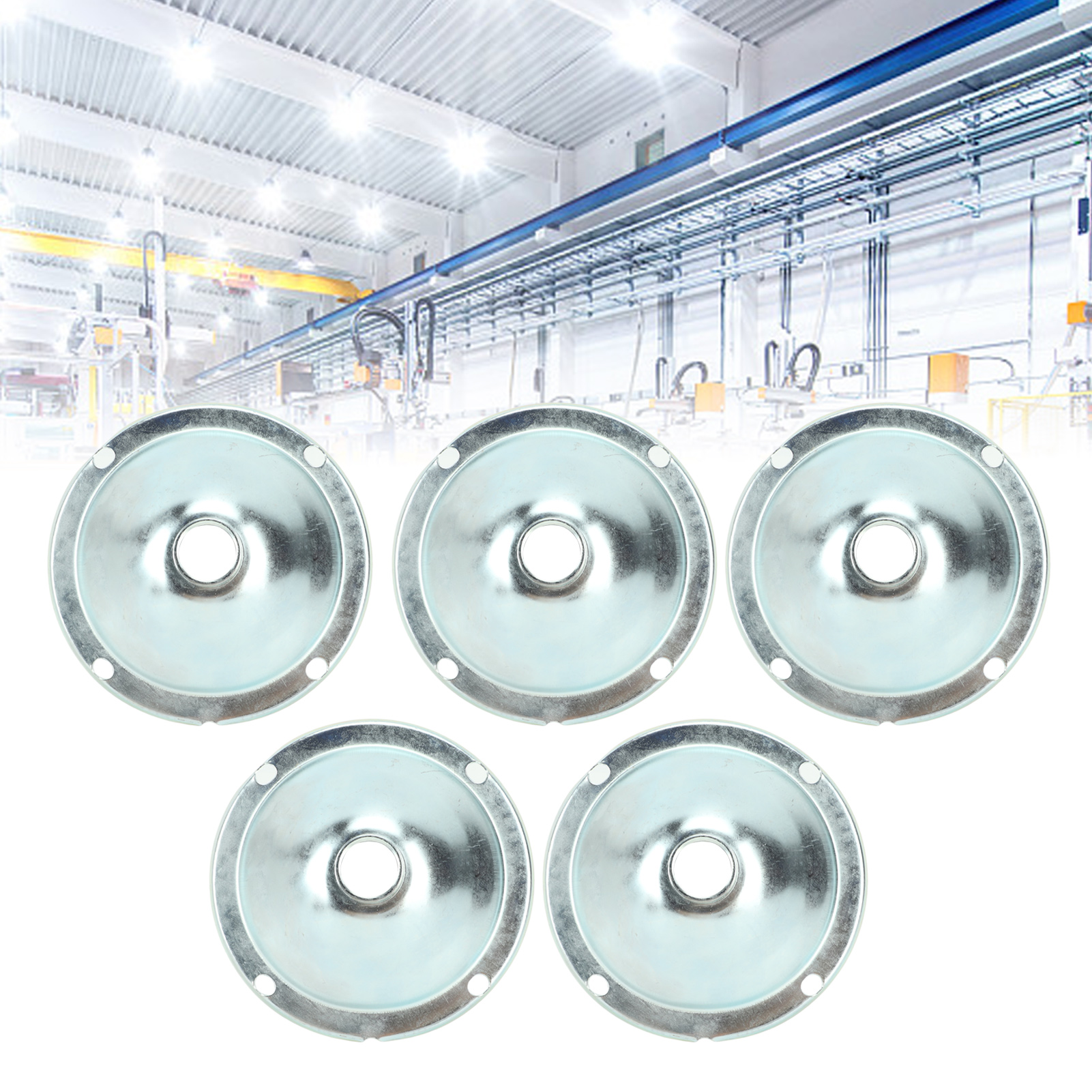 Packung Mit 5 G3/4 Innengewinderohren Für Fabrik- Und Werkstattbeleuchtung, Saugnäpfe, Industrie- Und Bergbaulampenabdeckungen, Schweißköpfe, 15 Cm Sechskantrohre.