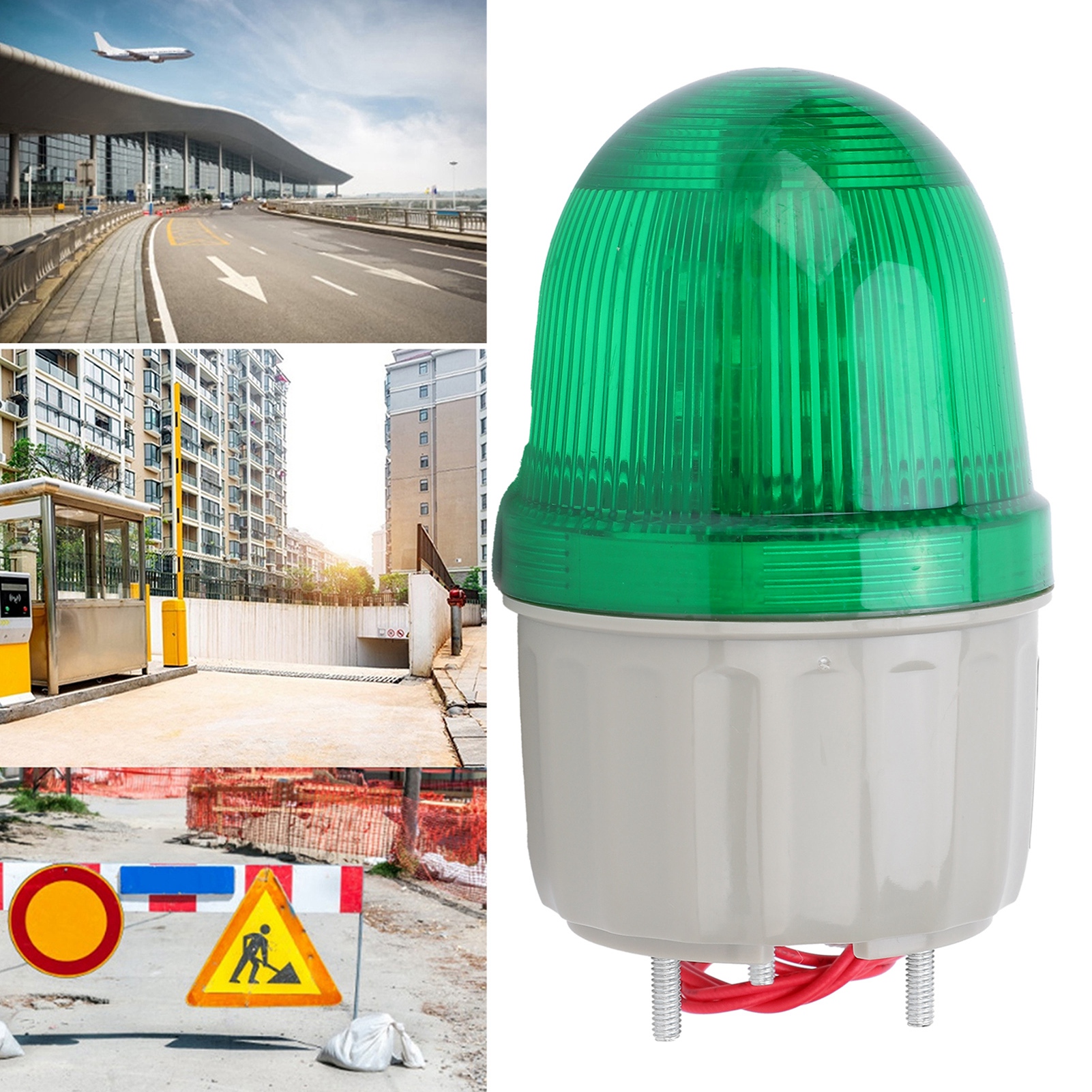 Berm® Bem-2071 Alarmanzeige Für Geräte, Led, Akustisches Und Optisches Signal, 220 V Ac, Grün