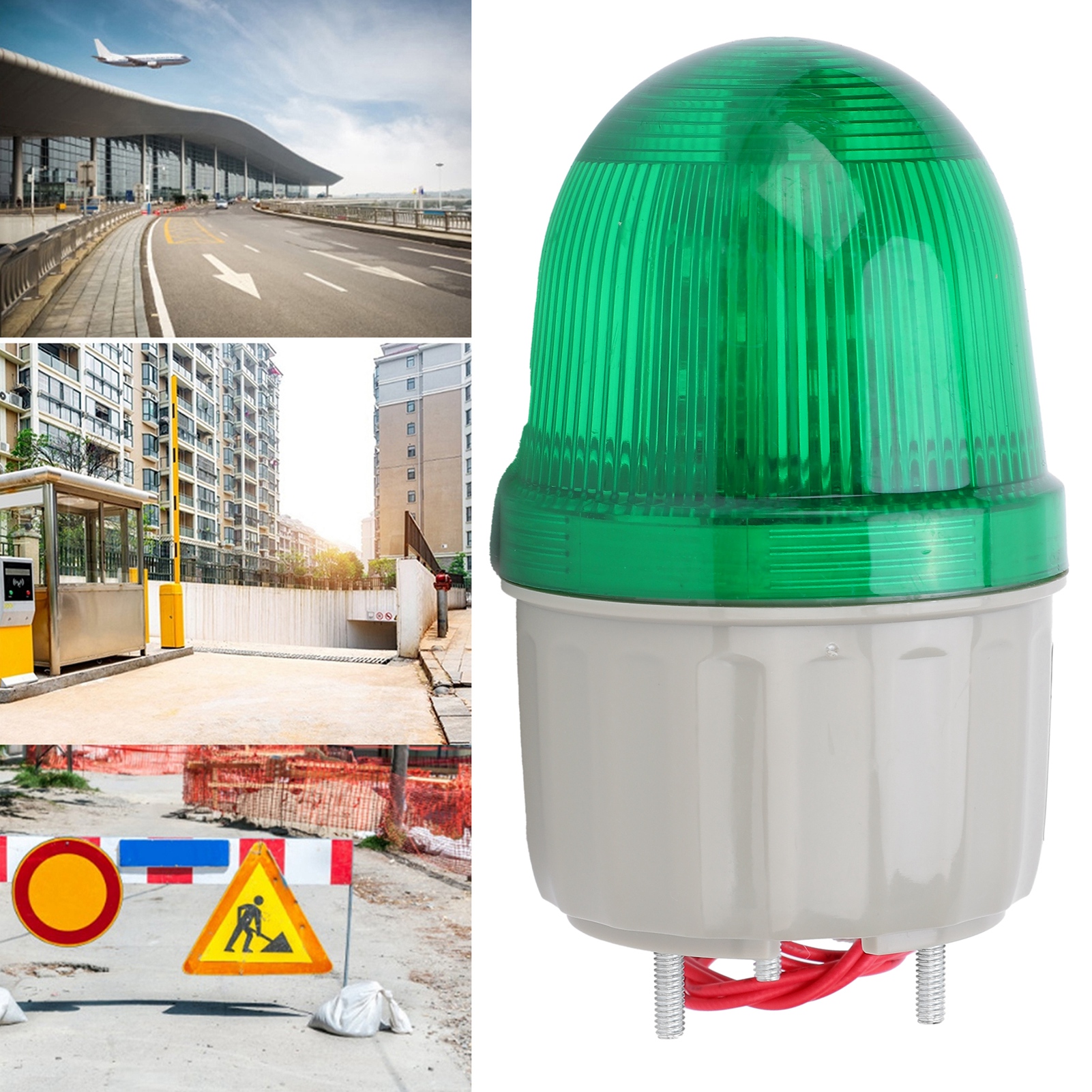 Berm® Bem-2071j Alarmanzeige Für Geräte, Led, Akustisches Und Optisches Signal, 24 V Dc, Grün