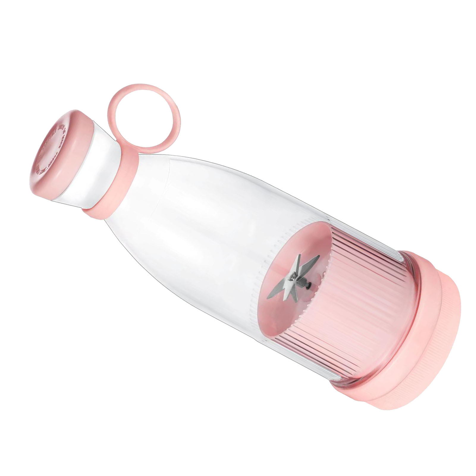 Tragbarer Entsafter, Kleiner Wiederaufladbarer Entsafter Für Zuhause, Studentenwohnheime, Mini-fruchtfritteuse, Elektrischer Shaker, Rosa.
