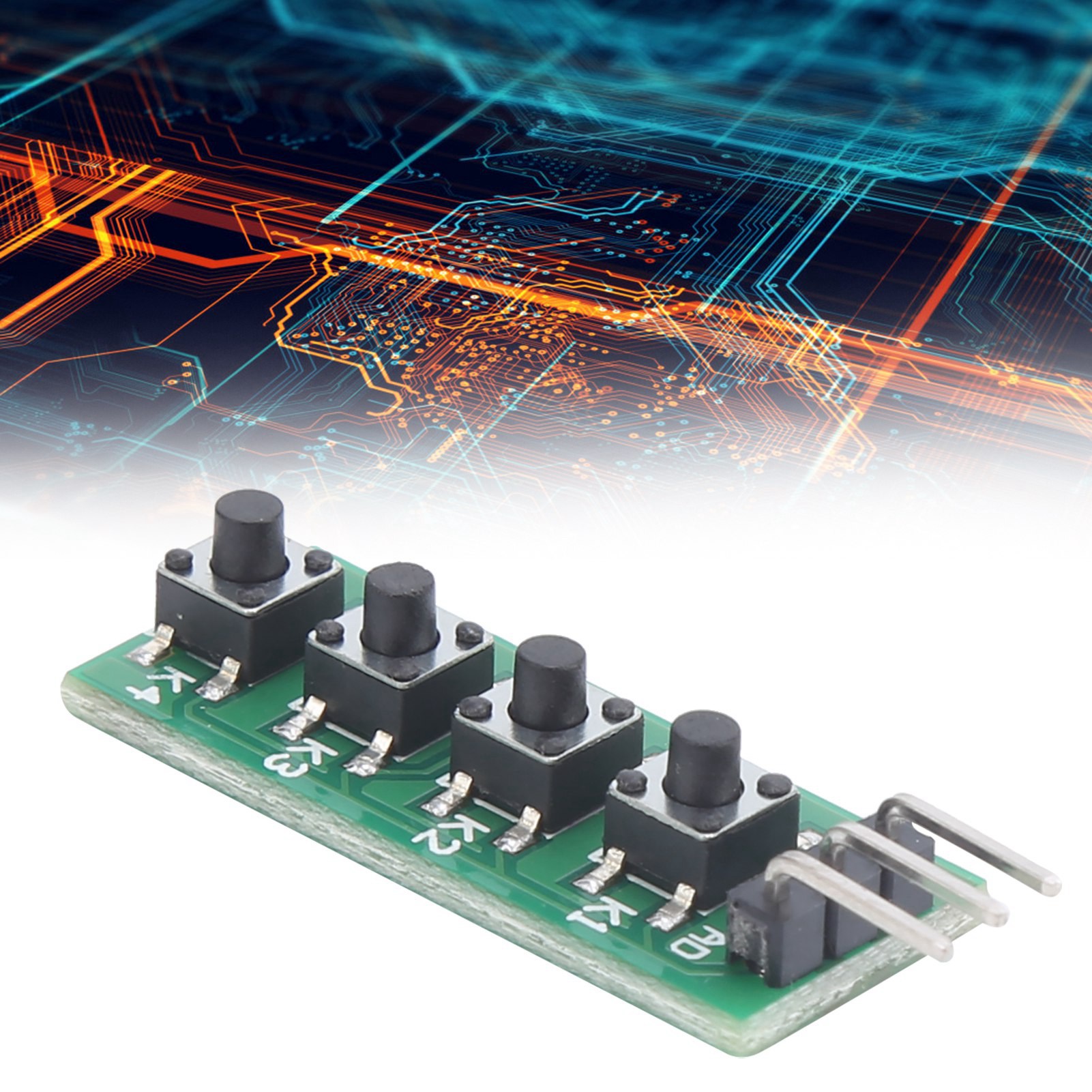 4-tasten-ad-tastenmodul, Arduino-analogelektronikbaustein Kc11b04