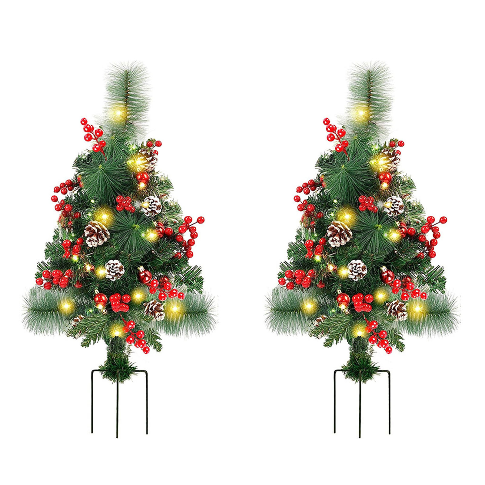 Neue Solar-weihnachtsbaumbeleuchtung, Gartenbeleuchtung, Bodenleuchte Für Baumzweige