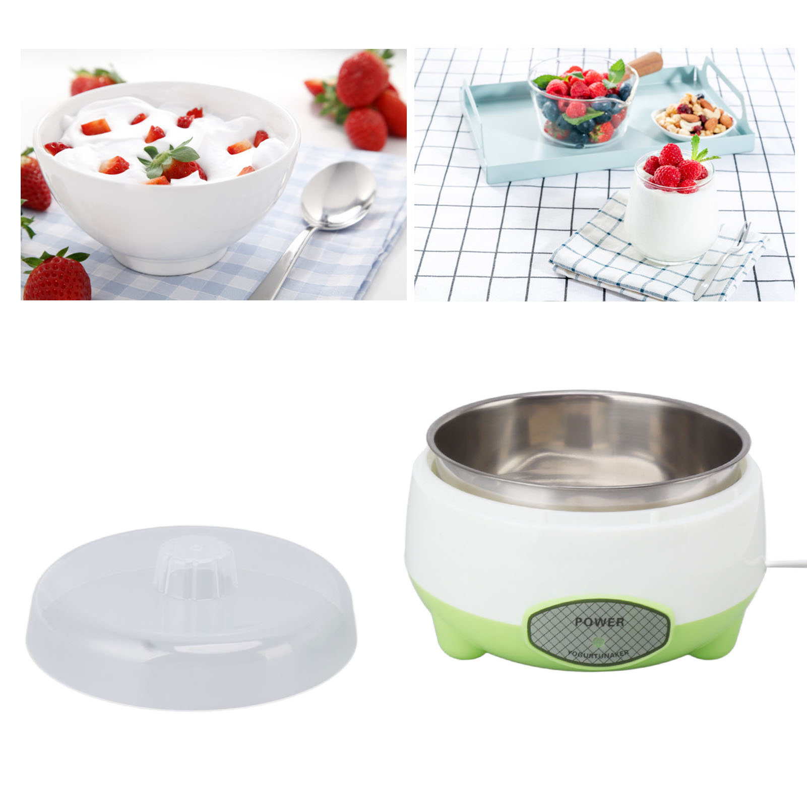 Mini-joghurtbereiter Für Den Hausgebrauch, Joghurtbereiter Aus Edelstahl Mit Konstanter Temperatur, Geeignet Für Süßen Natto, Europäischer Standard, 220 V