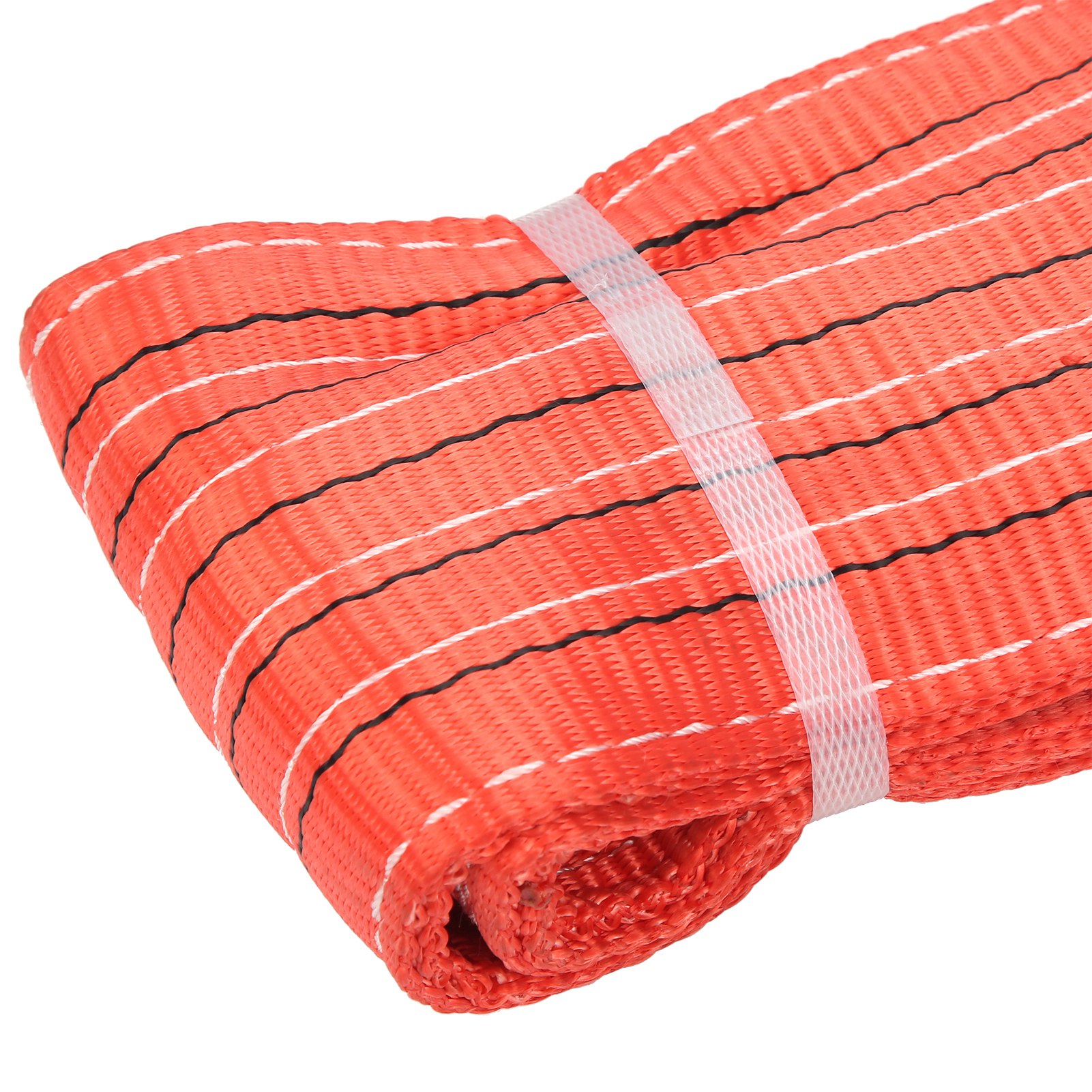 5t 3m Farbiges Polyester-flachhebeband Mit Doppelschlaufe Für Industriekrane.