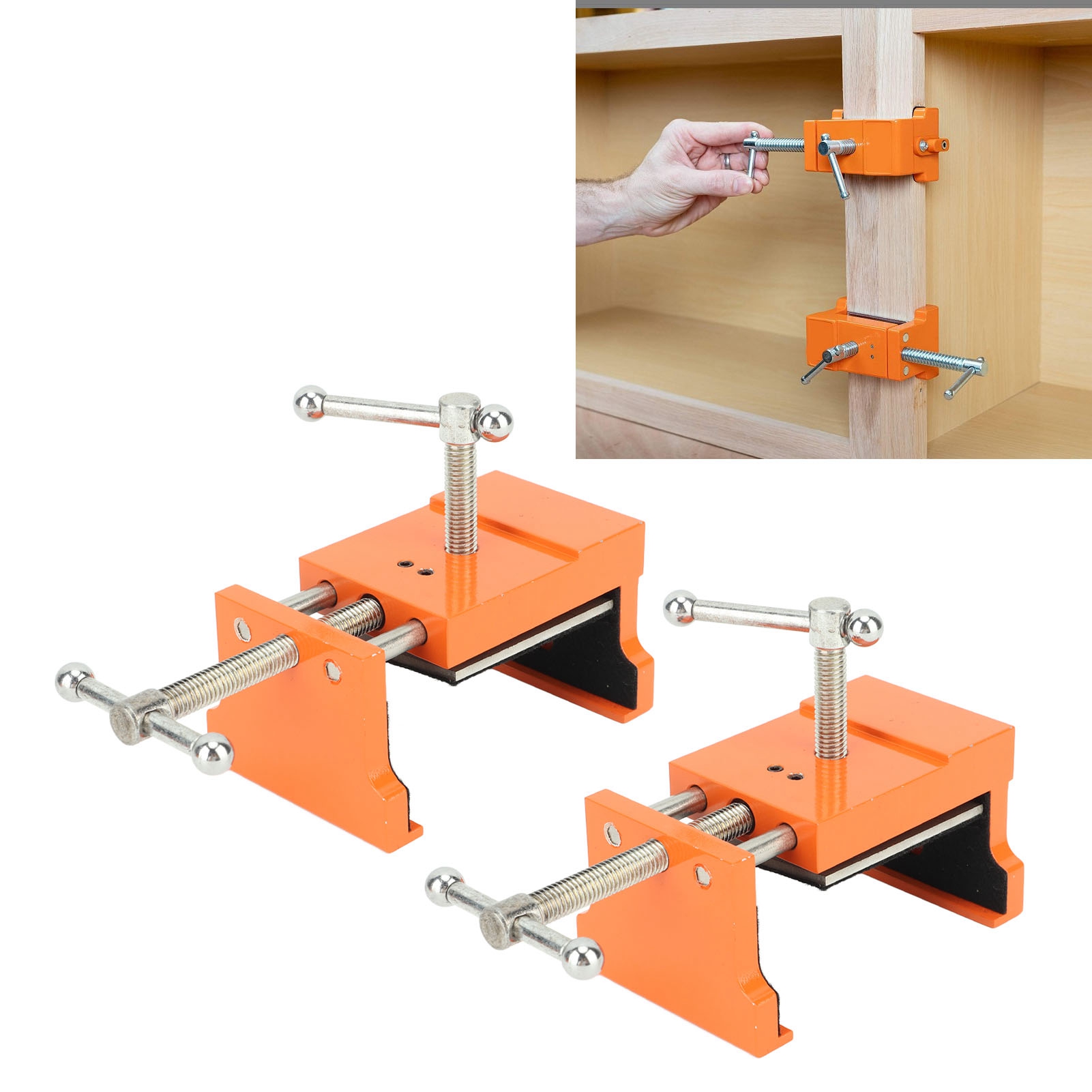 Set Mit 2 Bohrklemmen Für Holzschränke, Bohrklemme, Vitrinenklemme, Holzbearbeitungs-bohrklemme