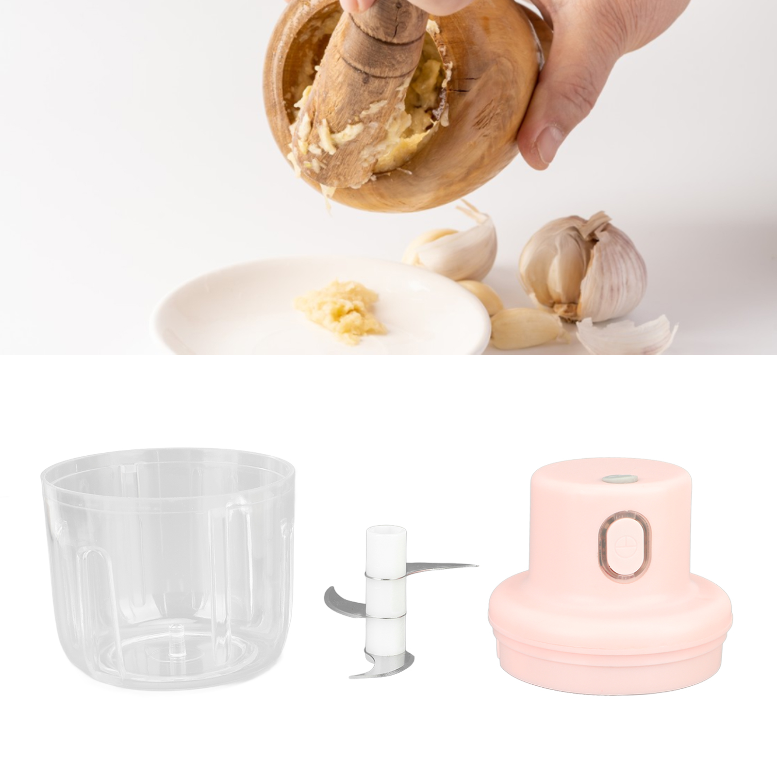 Intelligente Elektrische Knoblauchpresse, Mini-knoblauchpresse Für Die Küche, Knoblauchpresse Und -auslöser Für Den Hausgebrauch, 250 Ml
