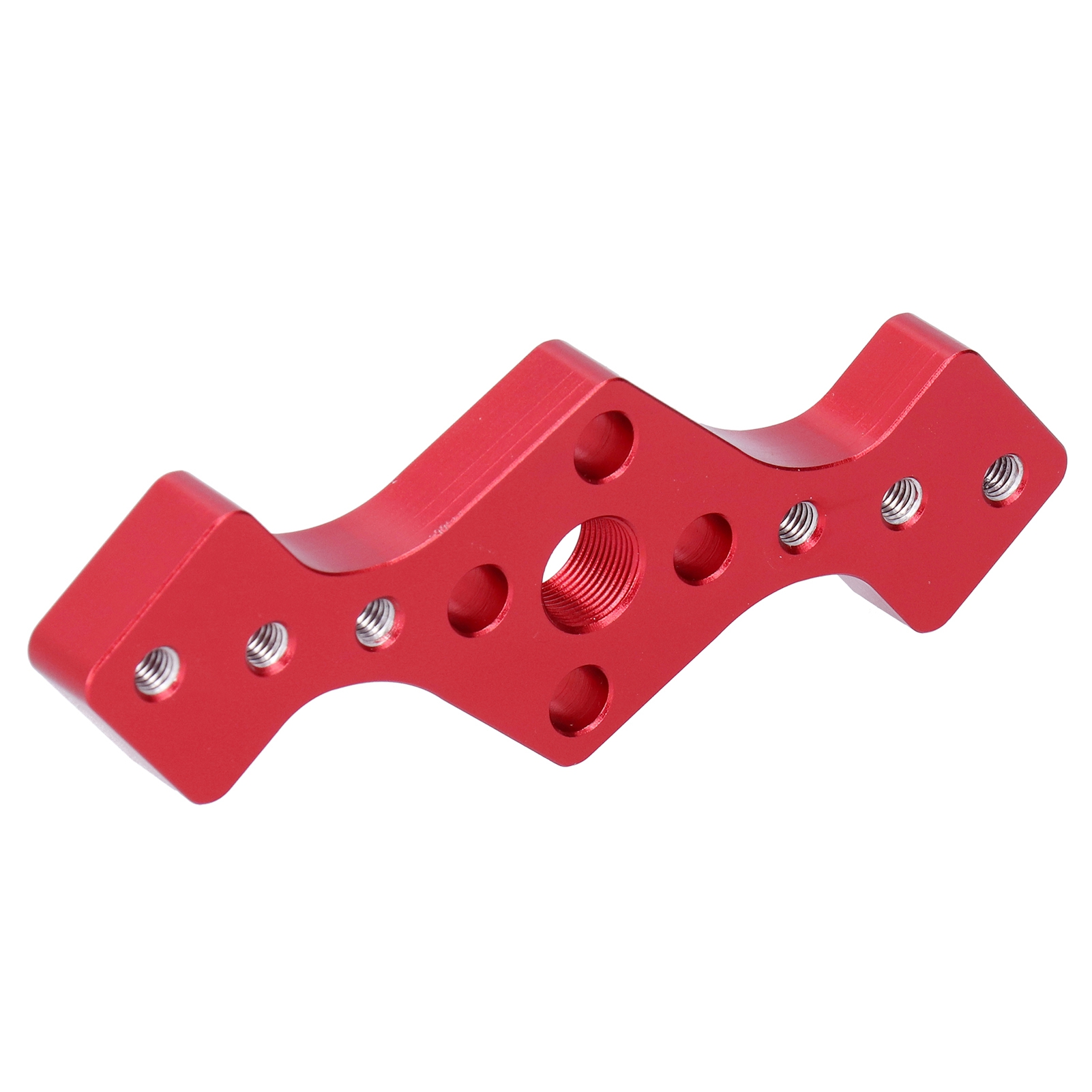 Gerade Bohrschablone Für Die Holzbearbeitung, Aus Roter Aluminiumlegierung