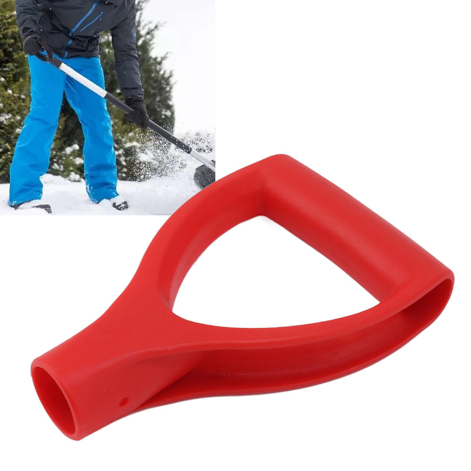 Roter Kunststoff-schaufelstiel, 3,2 Cm Innendurchmesser.