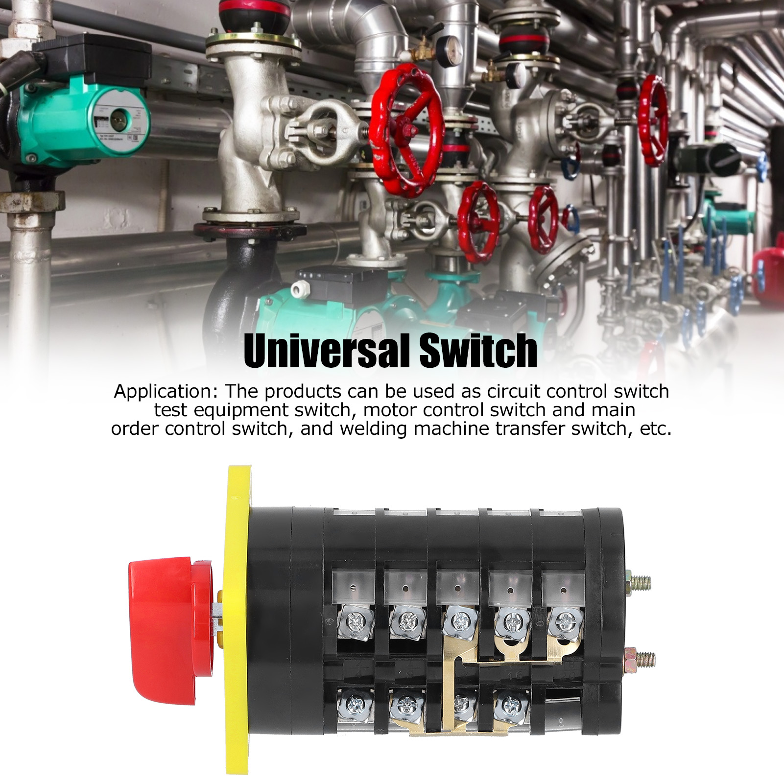 Universeller 8-positionen-drehschalter 110-380 V 16 A Lw5d-16tm705/5