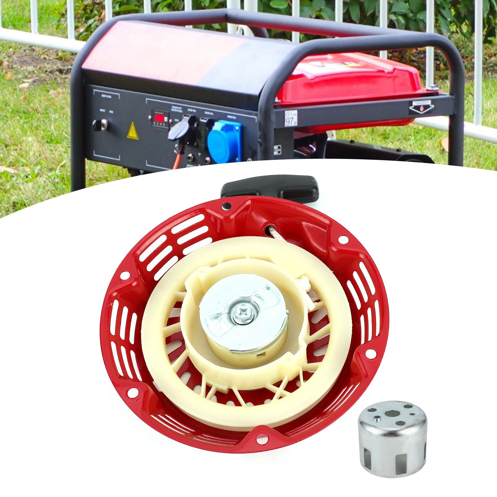 Handstarter Für Benzinmotoren Mit 168 Mm Durchmesser, 2-3 Kw Generatorstarter Mit Startertrommel.