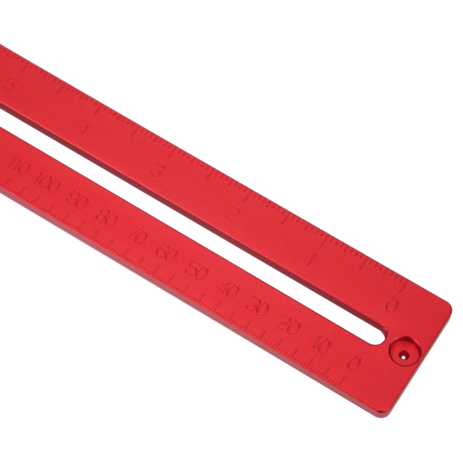Anreißlineal Für Holzbearbeitung, Anreißlineal Aus Aluminiumlegierung, T-lineal Für Holzbearbeitung, Lochanreißlineal, Holzbearbeitungswerkzeuge 0–370 Mm