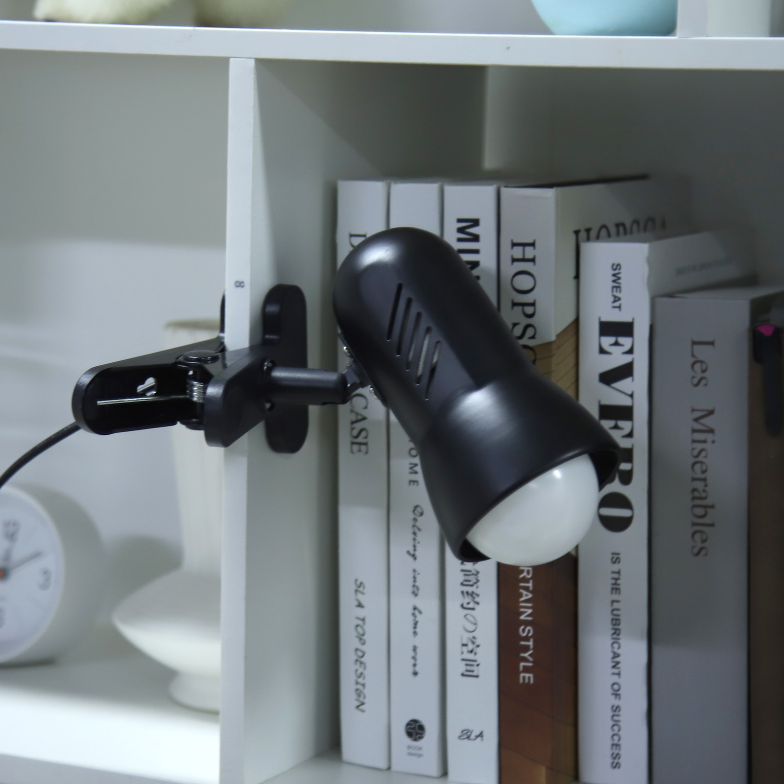 Led-klemmarbeitsleuchte, 360° Drehbarer Kopf, Nachttisch-leselampe Mit Stecker, E27-fassung, Einfach Einstecken Und Loslegen.