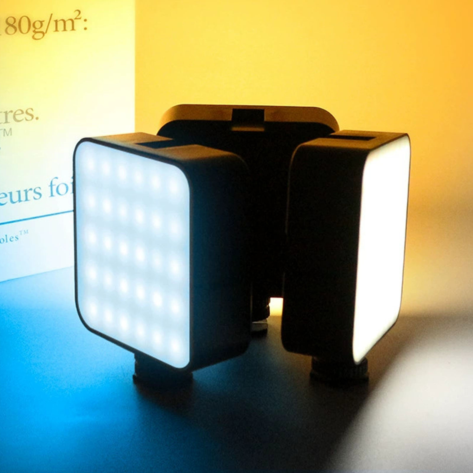 Mini-rgb-led-leuchte Für Fotografie, Tragbare Taschenlampe Für Mobiltelefone, Zusatzleuchte Für Live-streaming