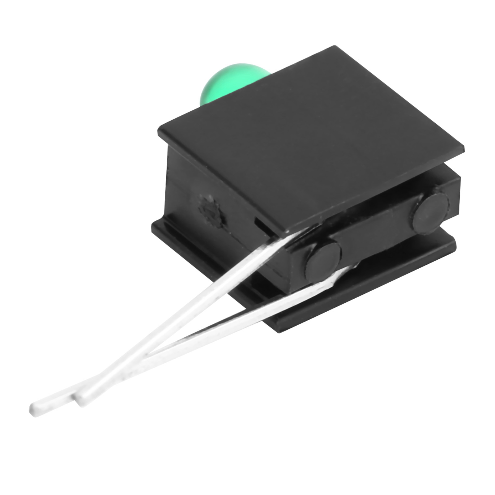 3-mm-led-lampenfassung Mit Einseitiger Bohrung/1-loch-fassung, Inklusive Einer Gelbgrünen Und Einer Grünen Led-lampe