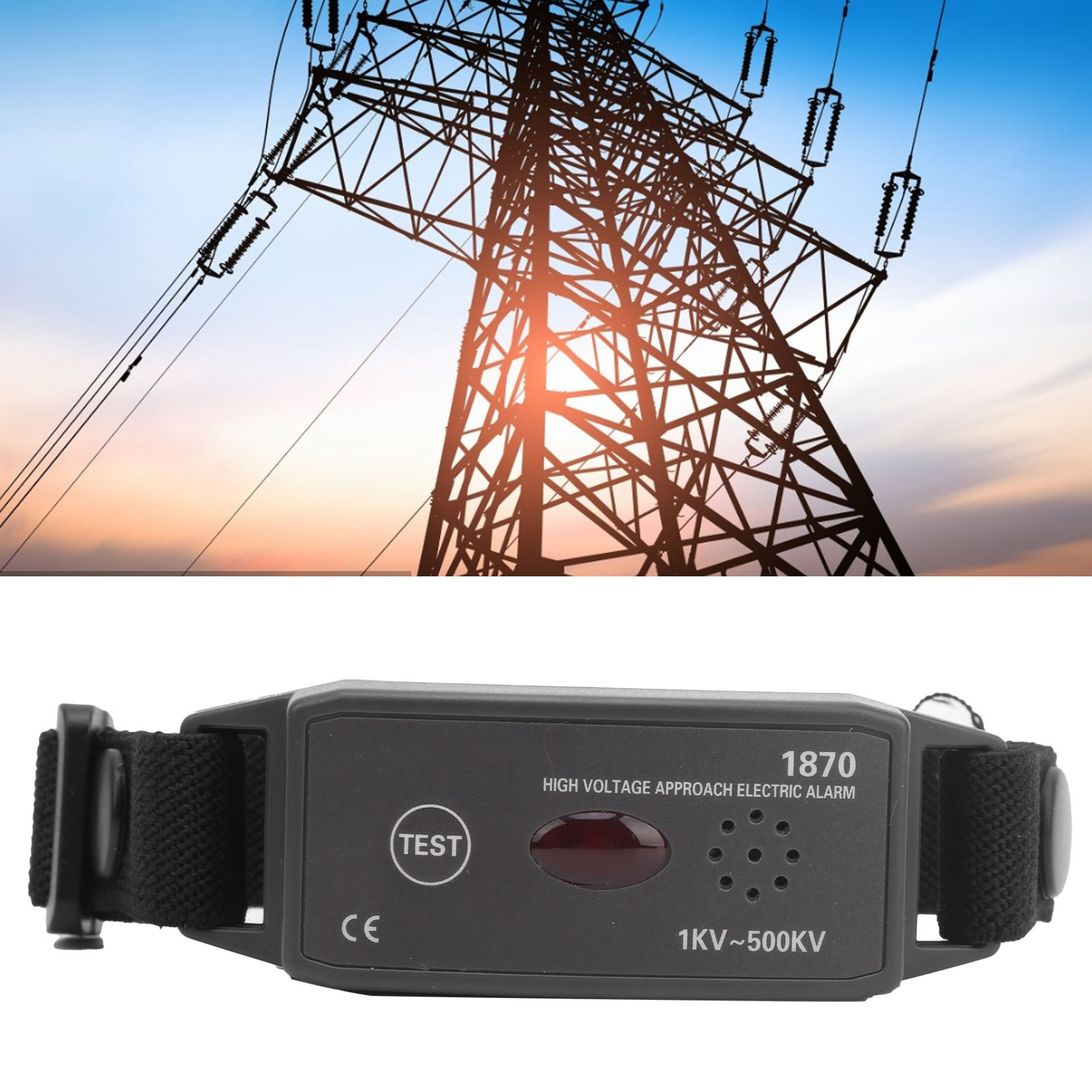Etcr1870 Hochspannungs-näherungsmelder Mit Armtyp 1 Kv–500 Kv, Hochspannungsdetektor, Berührungsloser Präsenzalarm