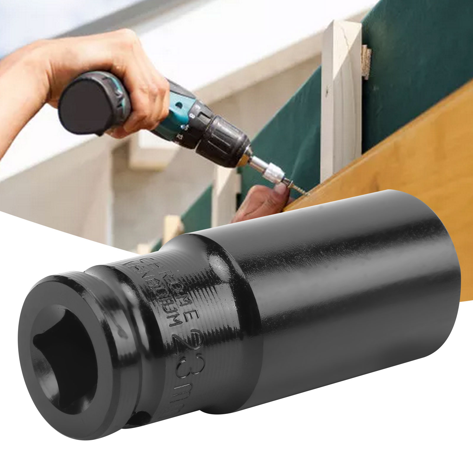 Elektrischer Mehrzweckschlüssel 78 Mm (22-23-24-27-30 Mm) Mit 23-mm-innensechskantaufnahme