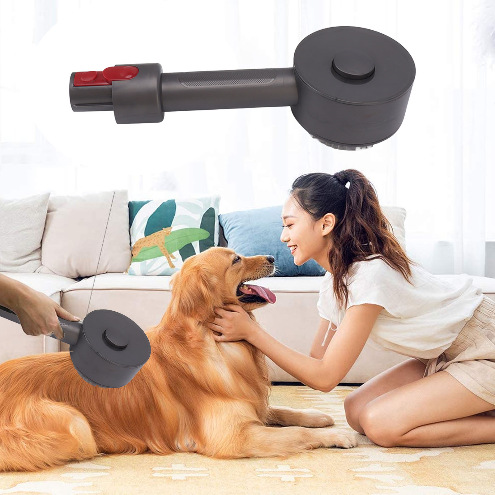 Kompatibel Mit Den Tierhaarbürsten Der Dyson Staubsauger V6, V7, V8, V10, V11 Und V15 (bürstenköpfe Für Langhaarige Hunde Und Katzen).