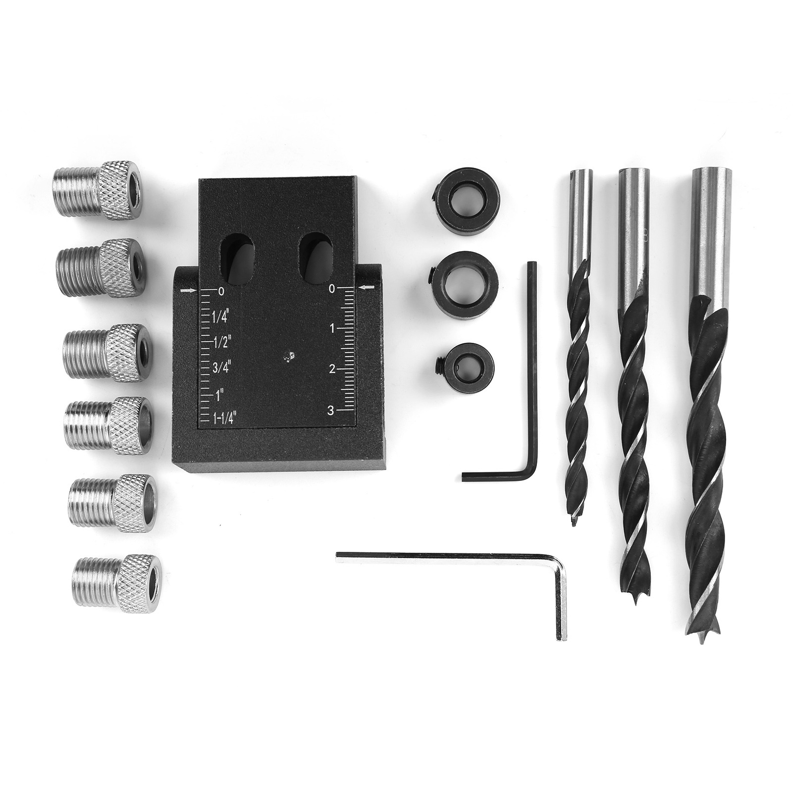Schwarzes 15-grad-winkelbohr- Und Positionierungswerkzeug Für Die Holzbearbeitung, Ideal Zum Herstellen Von Schrägen Löchern, Zum Zusammenbauen Und Installieren Von Brettern.