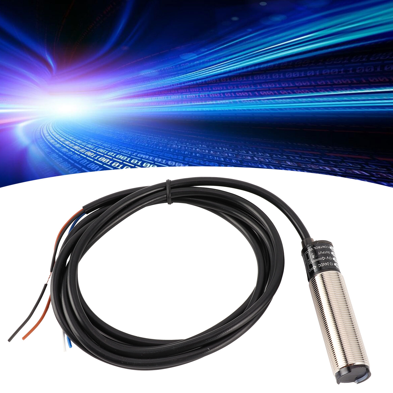 Berm® Br400-ddt 12-24 V Dc 4-draht Zylindrischer Diffuser Reflexions-lichtschrankensensor