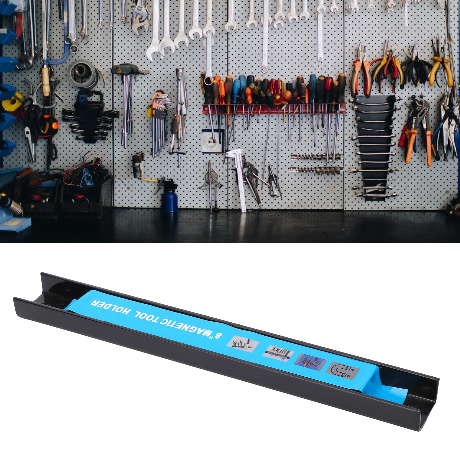 Robuster Magnetischer Werkzeugorganizer Mit Magnetstreifen
