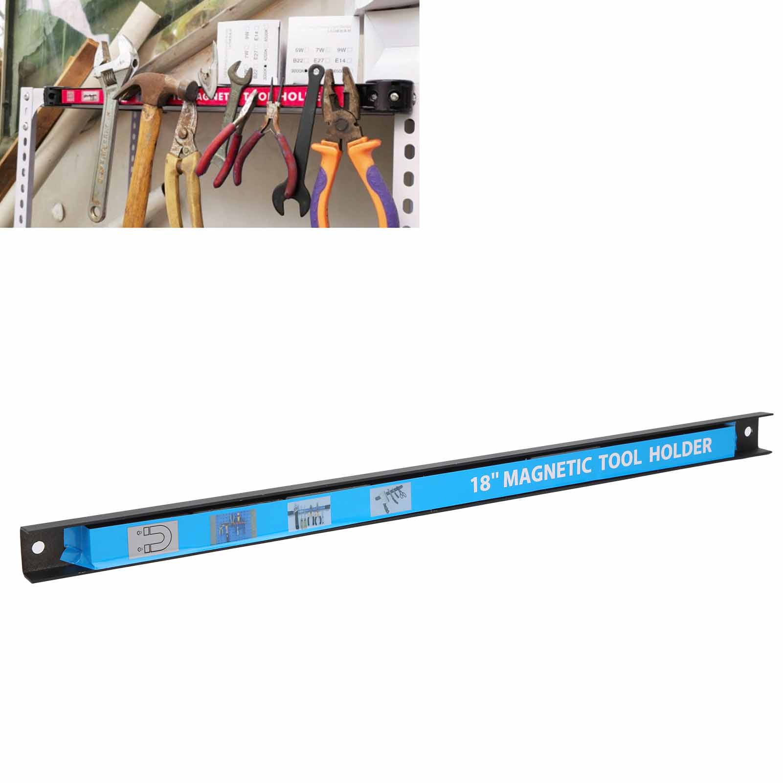 Robuster, 45,7 Cm Langer Magnetischer Werkzeugorganizer Mit Magnetstreifen