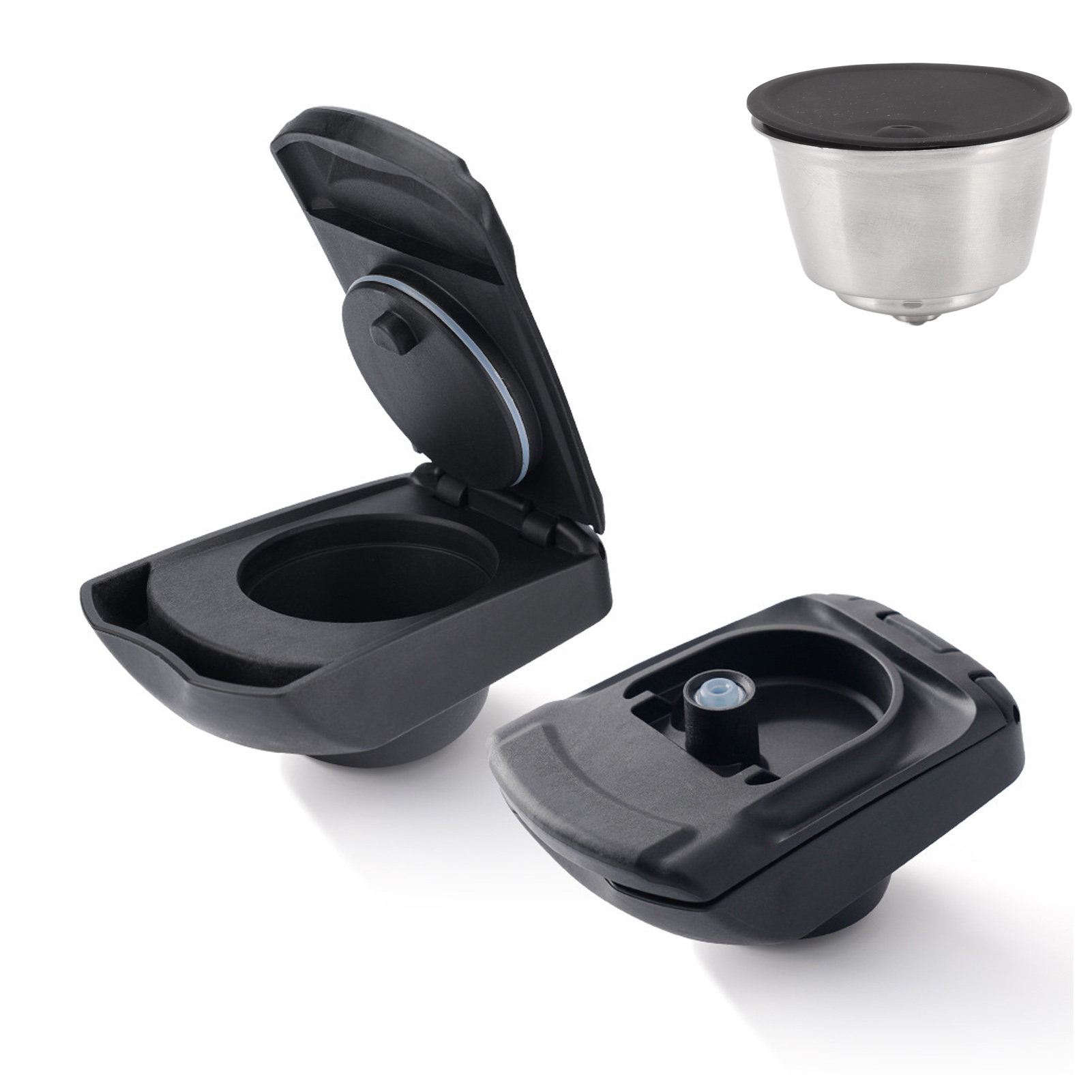 I Cafilas Kompatibel Mit Der Dolce Gusto Edglumio Romeo Kaffeemaschine, Wiederverwendbare Pulverschale