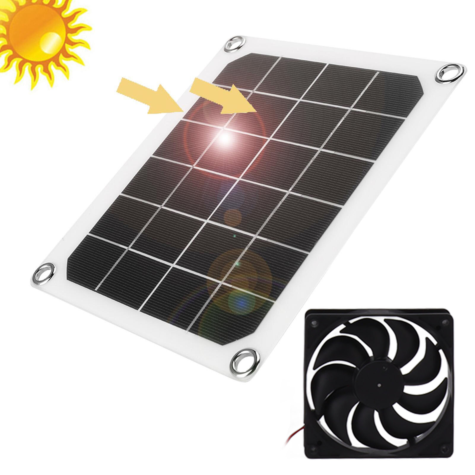 10-watt-solar-abluftventilator Für Wohnmobile, Gewächshäuser Und Tierzwinger