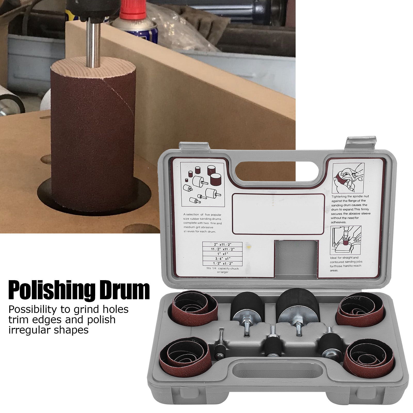 Schleiftrommel-set