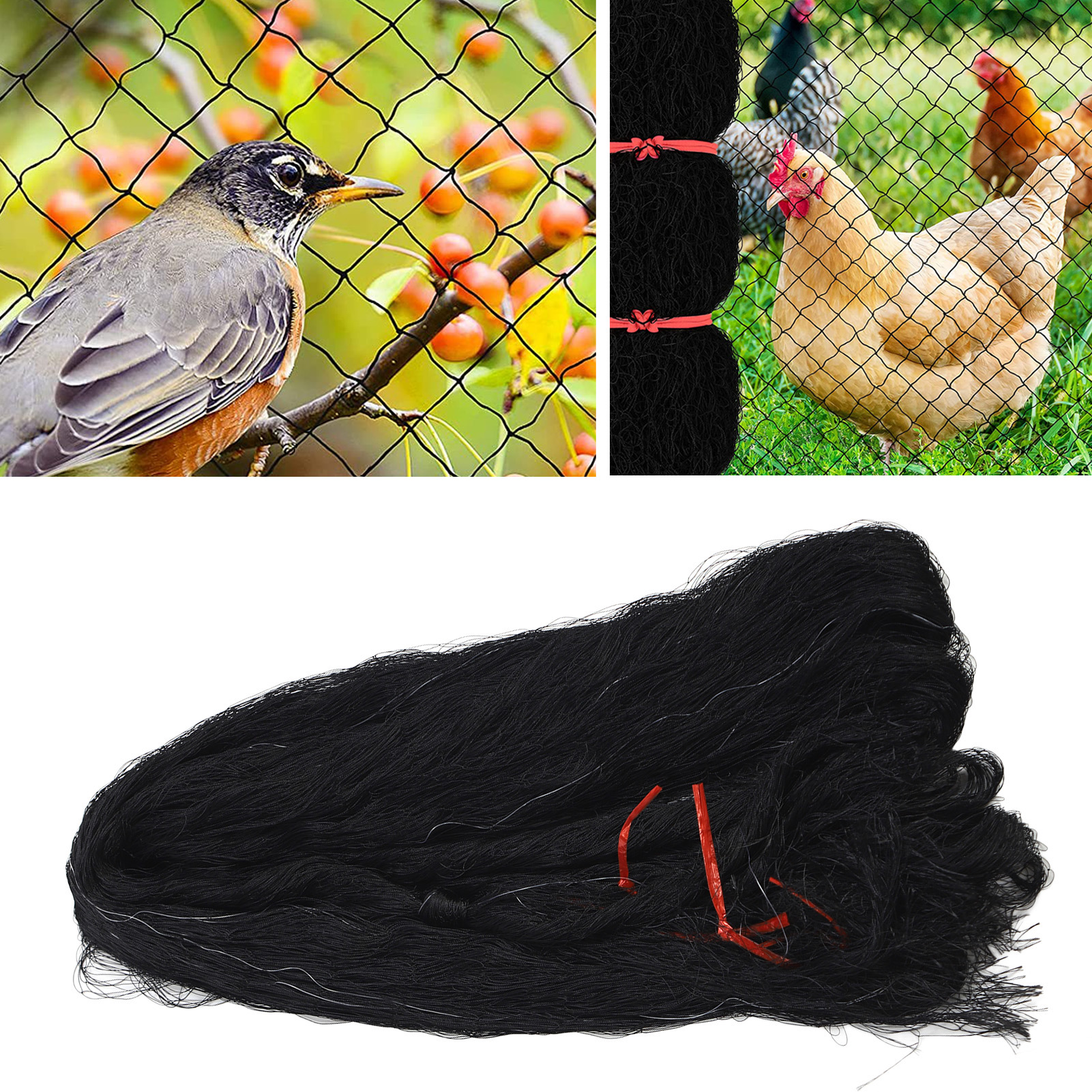 Nylon-schutznetz Für Obstgärten, Obstbäume, Weinberge, Reisfelder Und Fischteiche Schutznetz Gegen Spatzen Und Vögel Maschenweite 2,5 Cm.