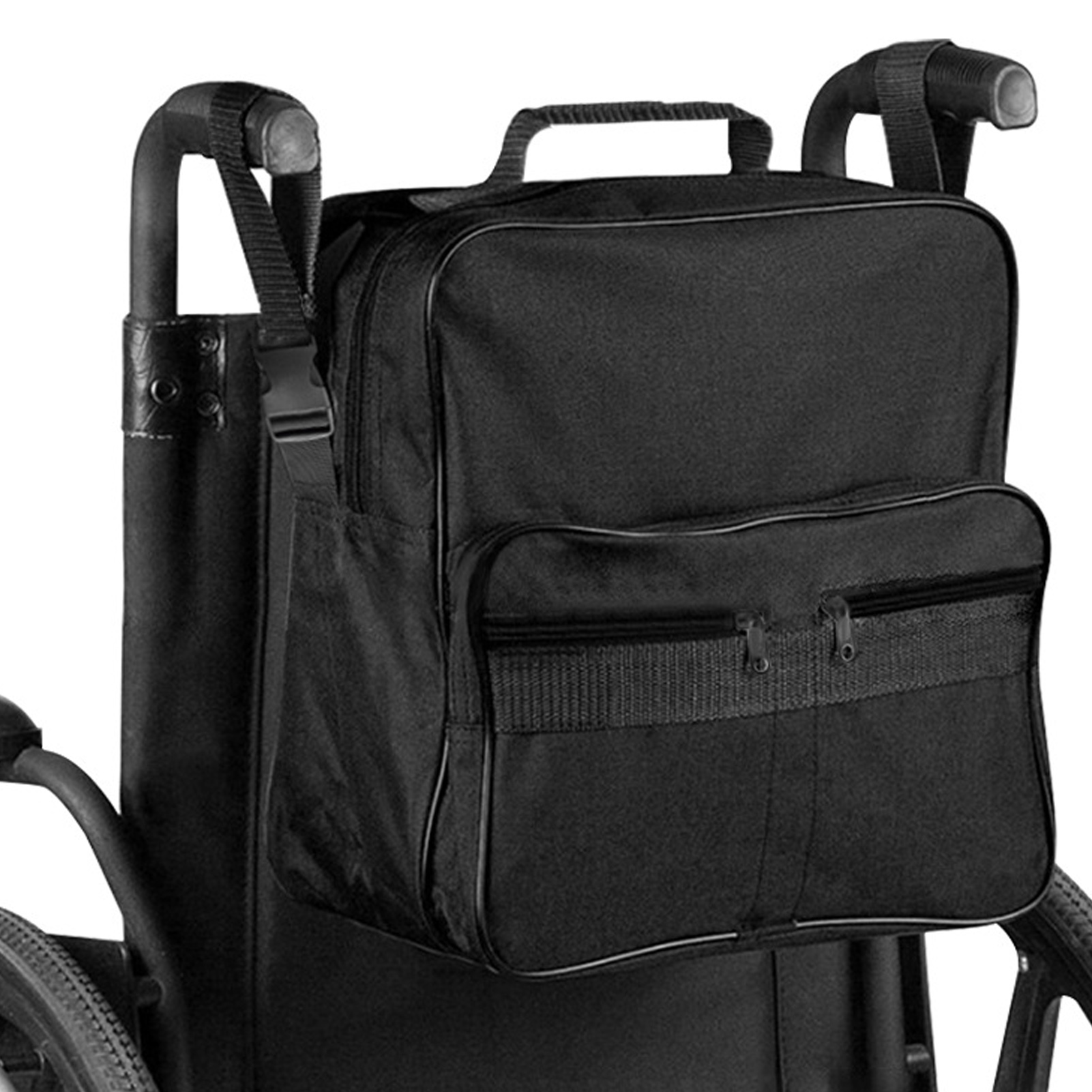 Tragbare Aufbewahrungstasche Für Rollstühle, Wasserdichte Aufbewahrungstasche Mit Großem Fassungsvermögen Zum Einhängen Am Kinderwagen, Mehrstufiger Reiserucksack, Organisiert Kleinteile, 35 X 30 X 19