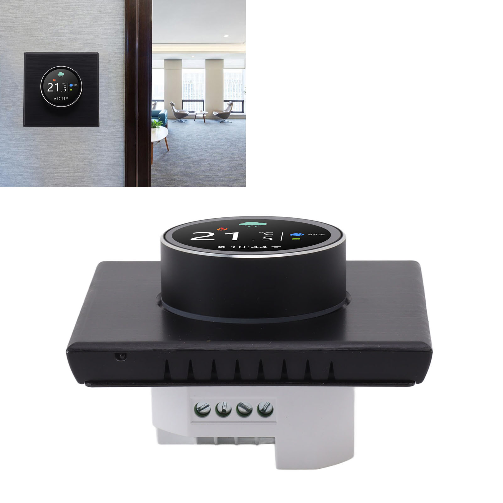Intelligentes Dreh-bedienfeld Für Wandheizkessel Mit Wlan, Temperaturregler Für Wandheizkessel, 95–240 V