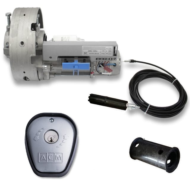 Cardin - Motor für Garagenrollladen 180 kg, elektrische Bremse – Schlüsselwahlschalter