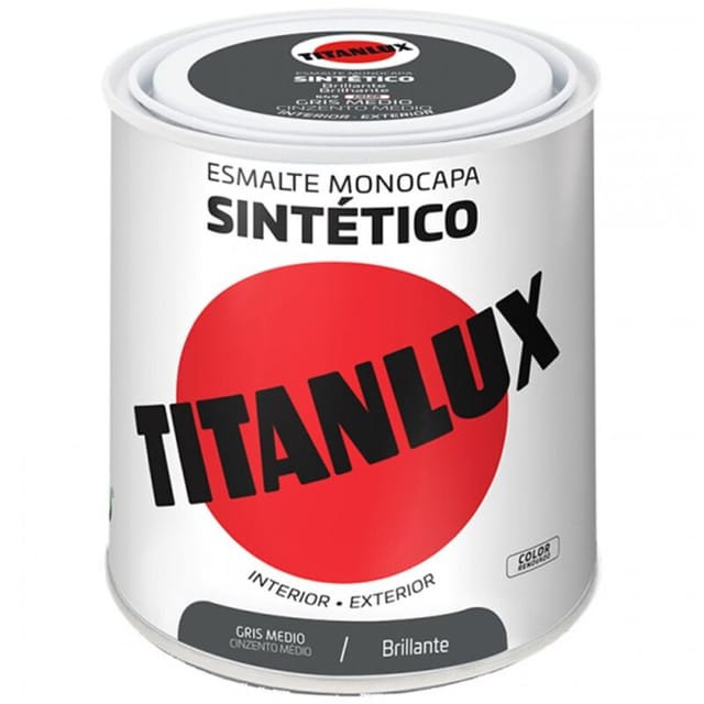 Mittelgrauer Emaillelack 750ml 549 Titanlux