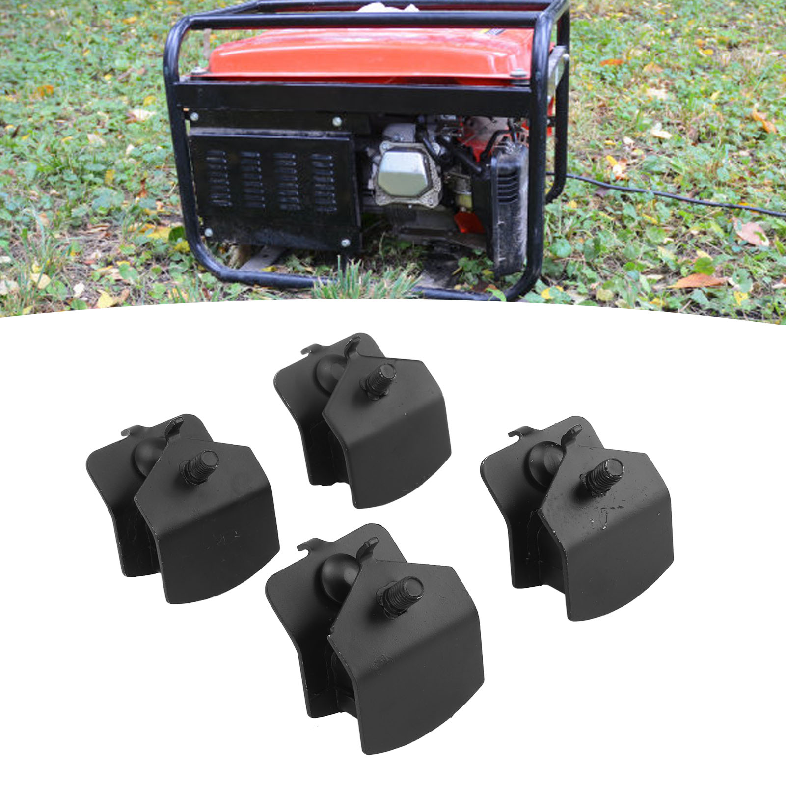 Satz Mit 4 Verbreiterten Stoßdämpferpads Für 168f/170f (2-3 Kw) Benzin-/dieselgeneratoren, Schwingungsdämpfer.
