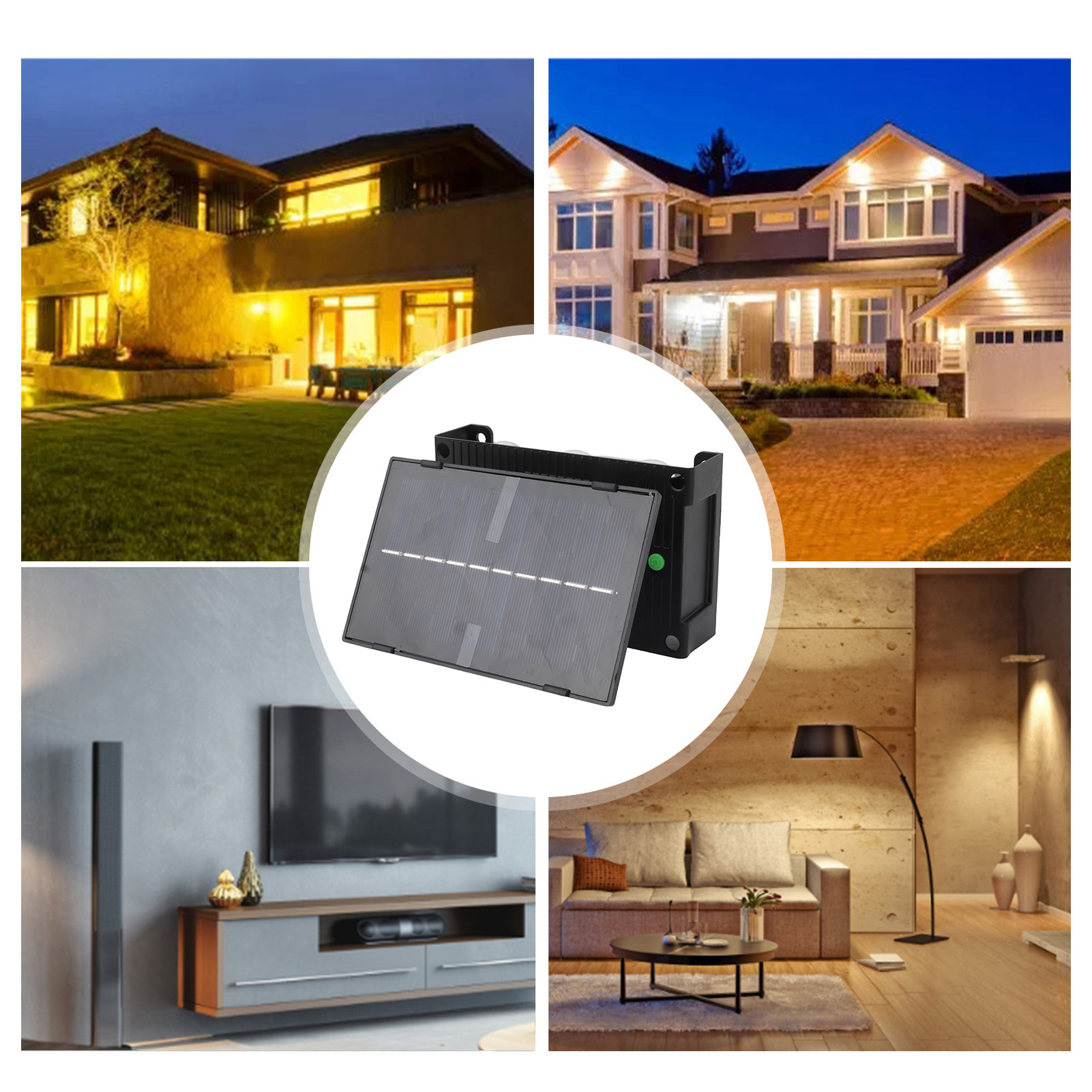 Led-beleuchtung Für Öffentliche Räume, Außenwandleuchten, Den Privaten Gebrauch, Solarbetriebene Außenwandleuchten, Dekorative Ambientebeleuchtung Für Höfe, Gärten Oder Terrassen, Rgb